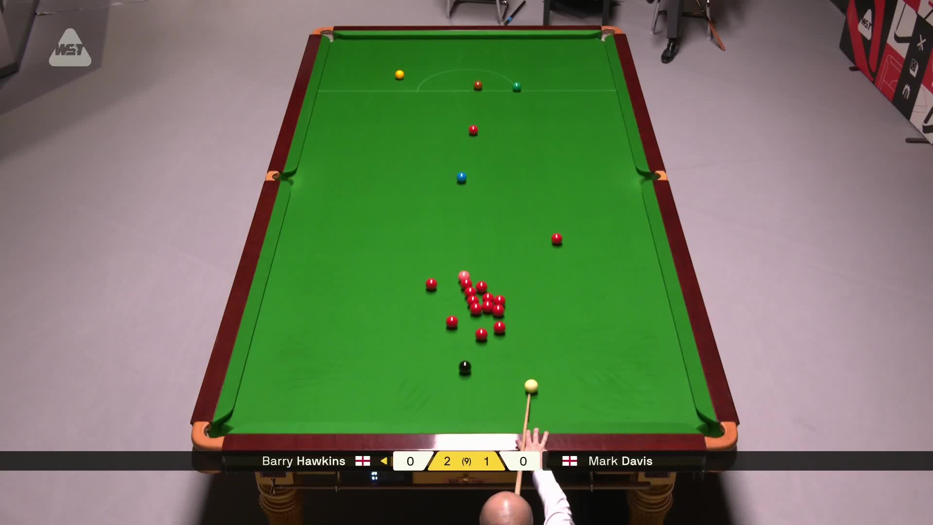 巴里·霍金斯VS马克·戴维斯 2026斯诺克德国大师赛