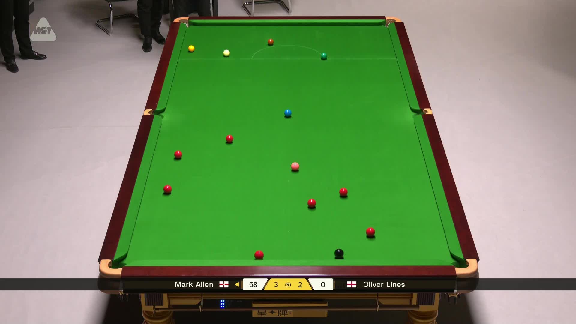 马克·艾伦VS奥利弗·莱恩斯 2026斯诺克德国大师赛