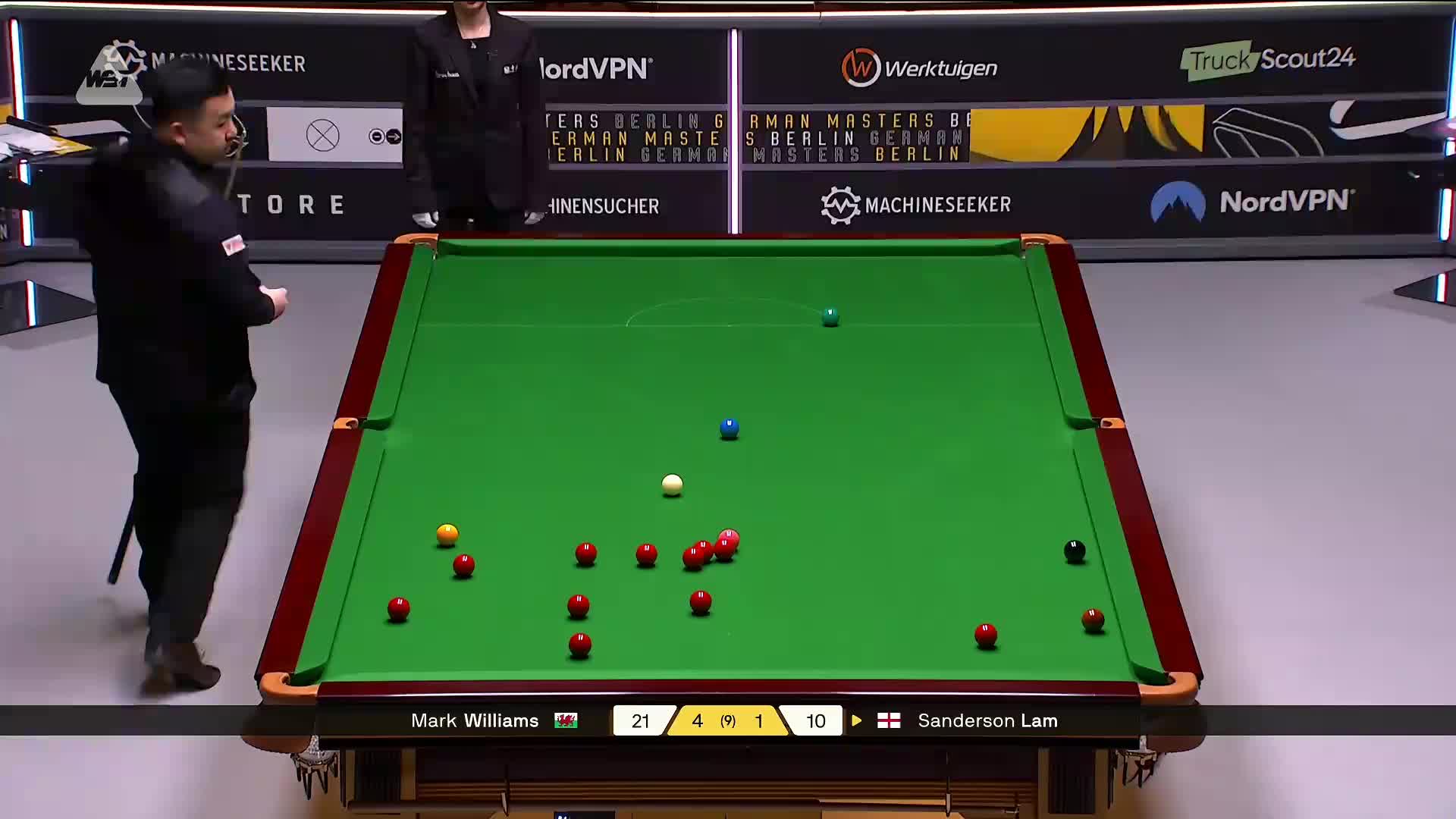 马克·威廉姆斯VS林杉峰 2026斯诺克德国大师赛