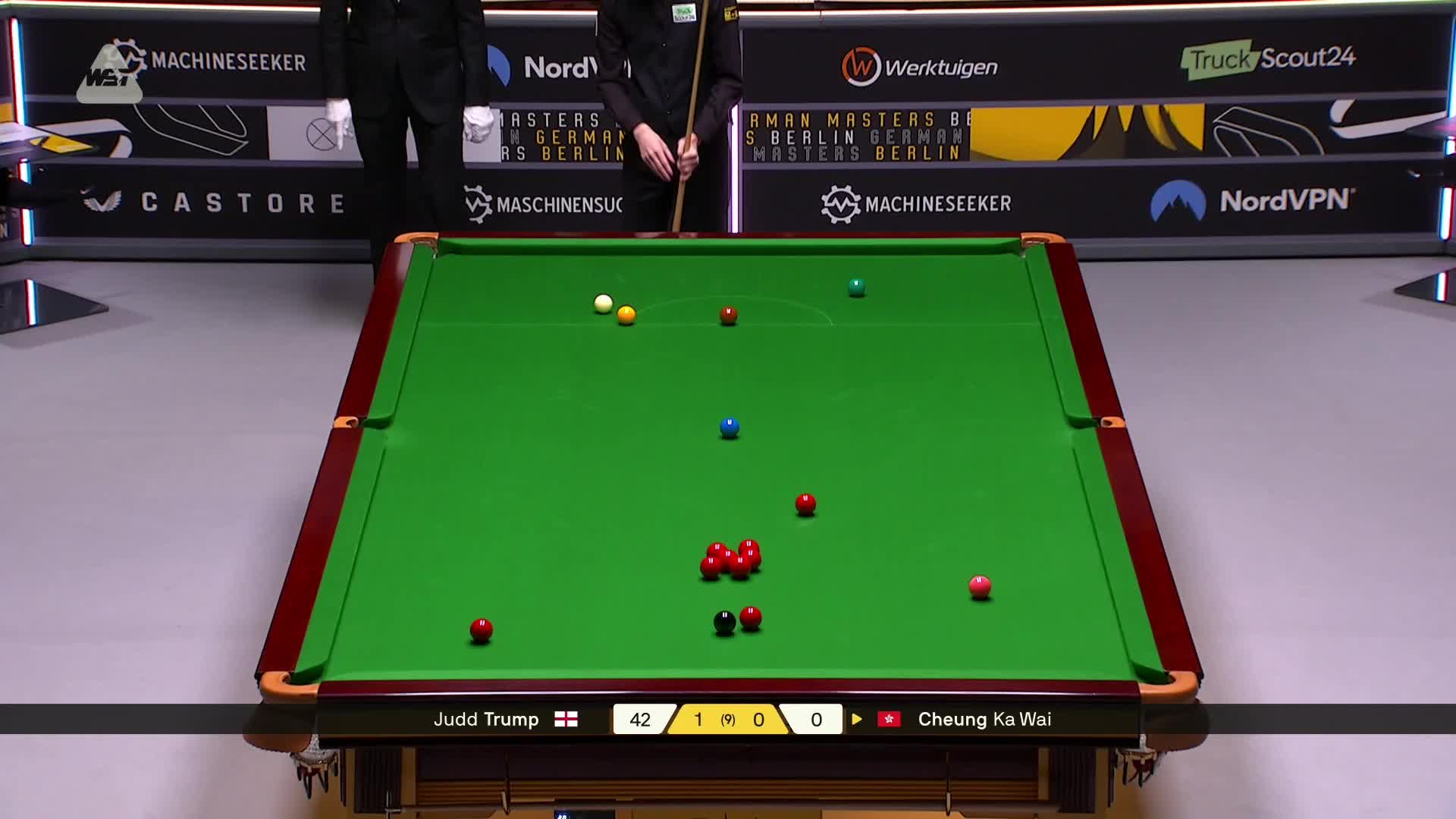 贾德·特鲁姆普VS张家玮 2026斯诺克德国大师赛