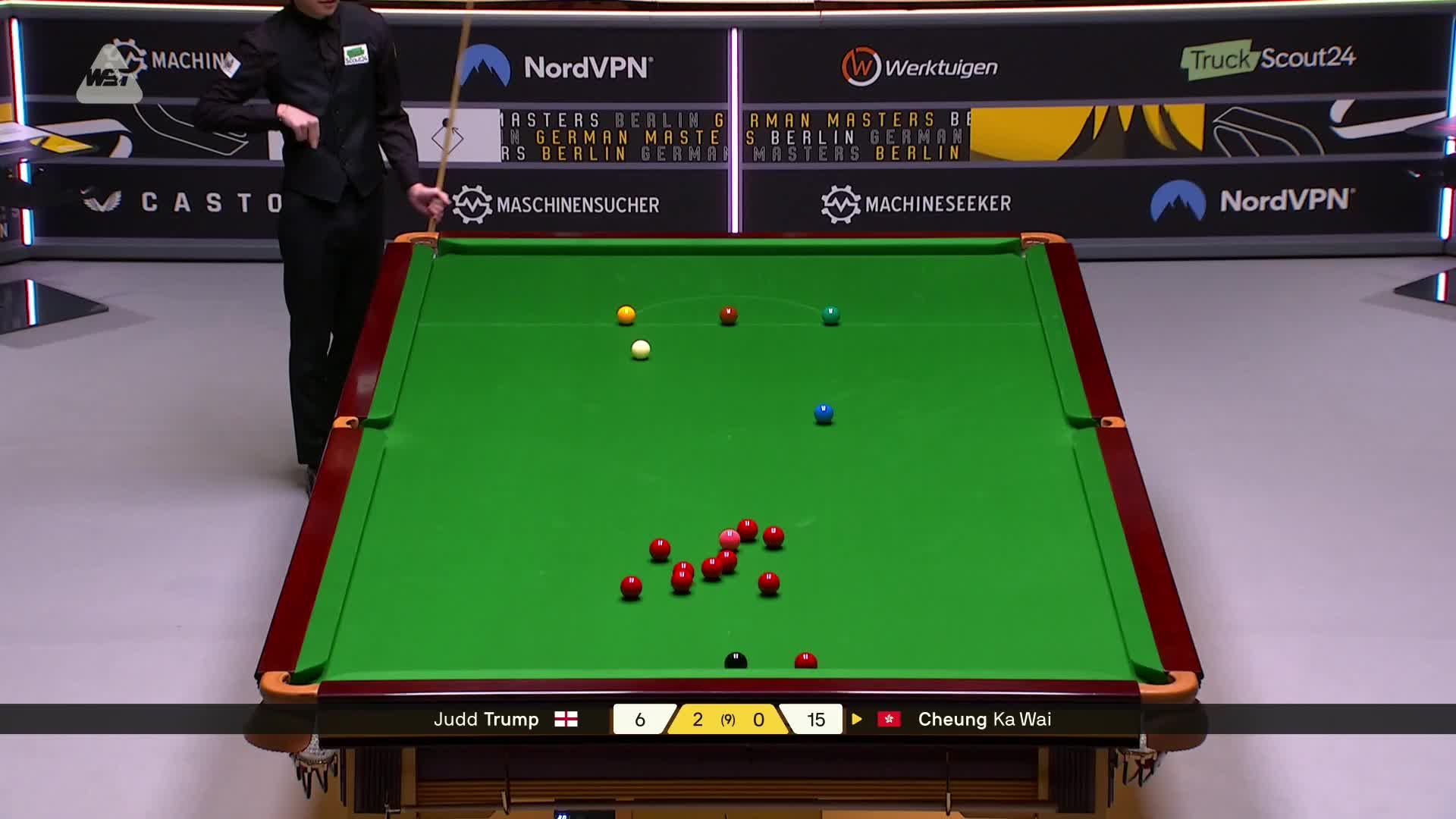 贾德·特鲁姆普VS张家玮 2026斯诺克德国大师赛