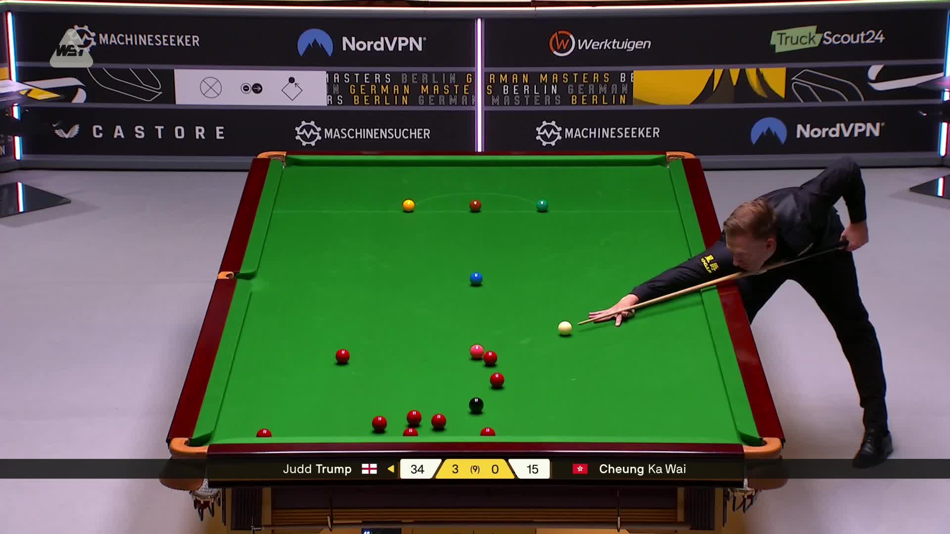 贾德·特鲁姆普VS张家玮 2026斯诺克德国大师赛