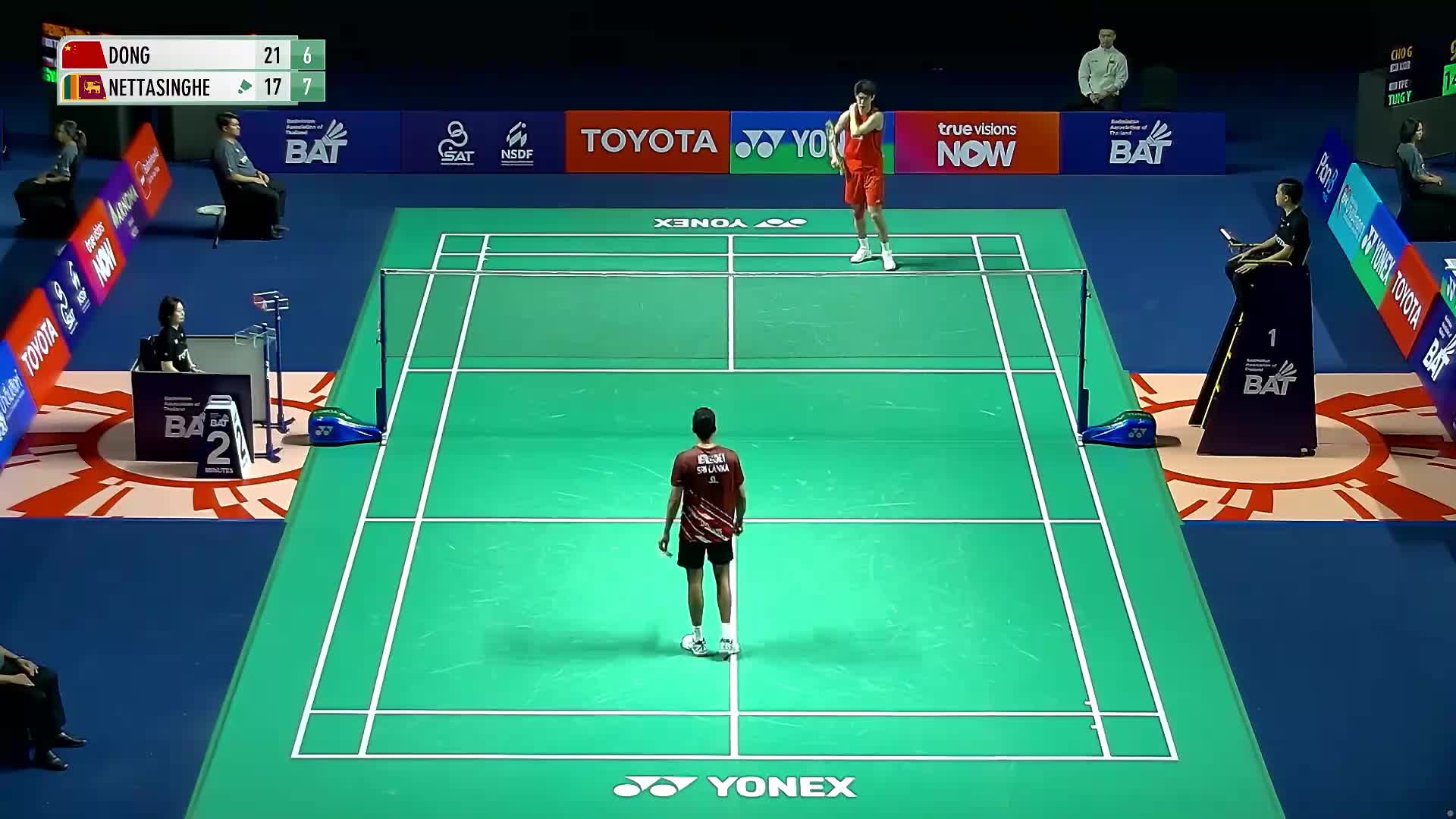 男单 董天尧vs内塔辛格 资格赛 2026泰国羽毛球大师赛