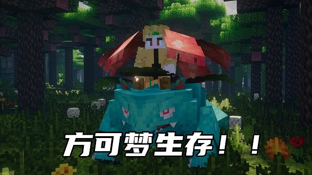 MC方块宝可梦生存！TWO！击败水系道馆主小霞！