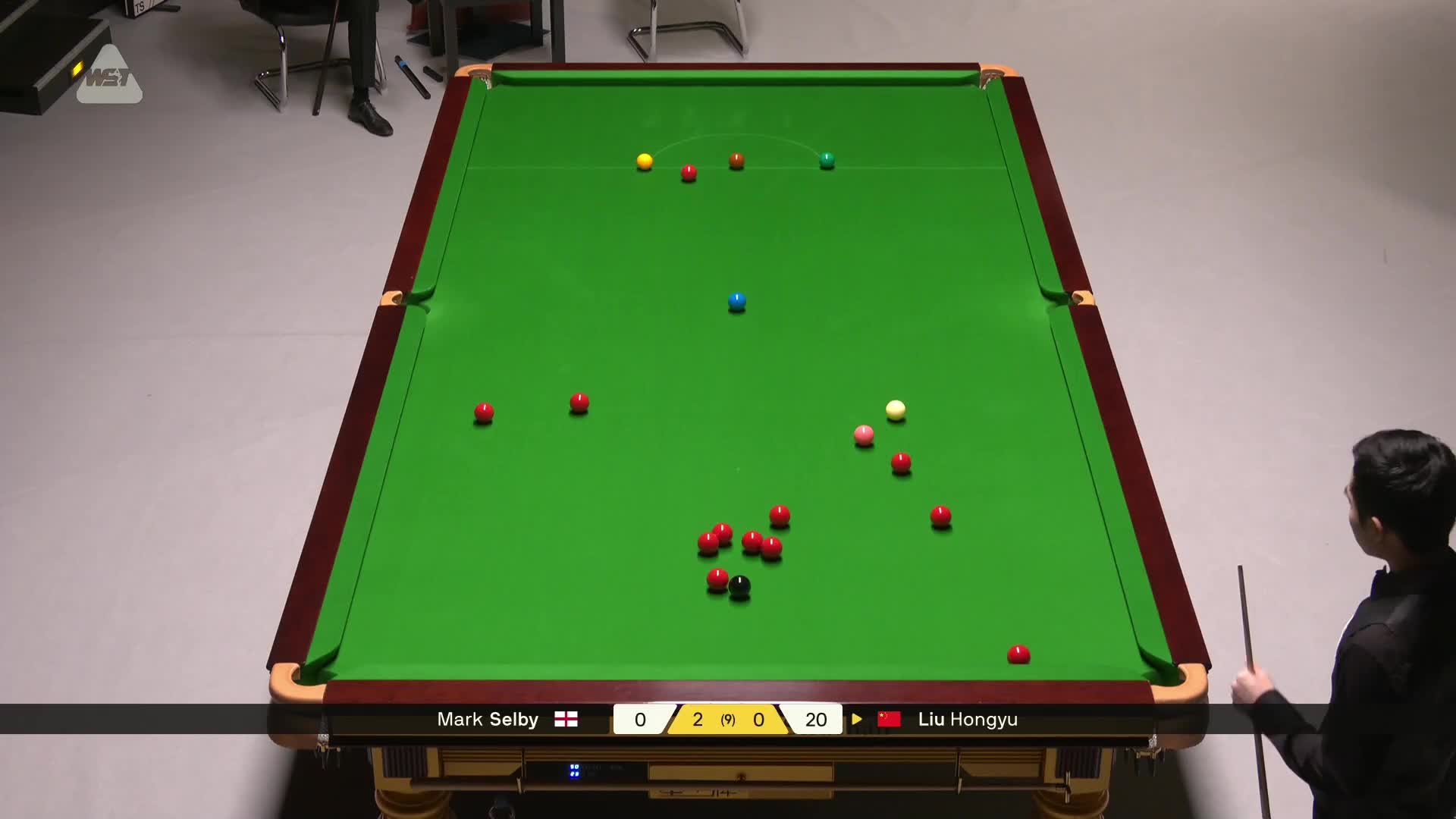 马克·塞尔比VS刘宏宇 2026斯诺克德国大师赛