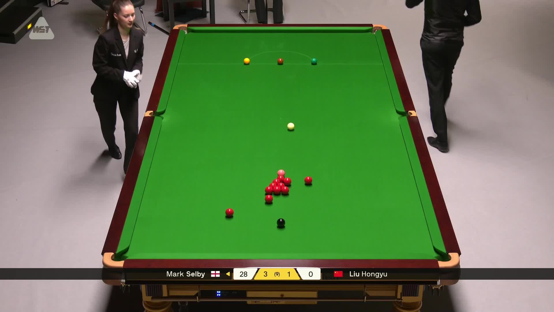 马克·塞尔比VS刘宏宇 2026斯诺克德国大师赛