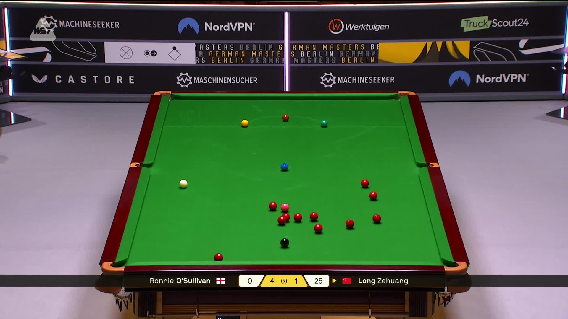 罗尼·奥沙利文VS龙泽煌 2026斯诺克德国大师赛