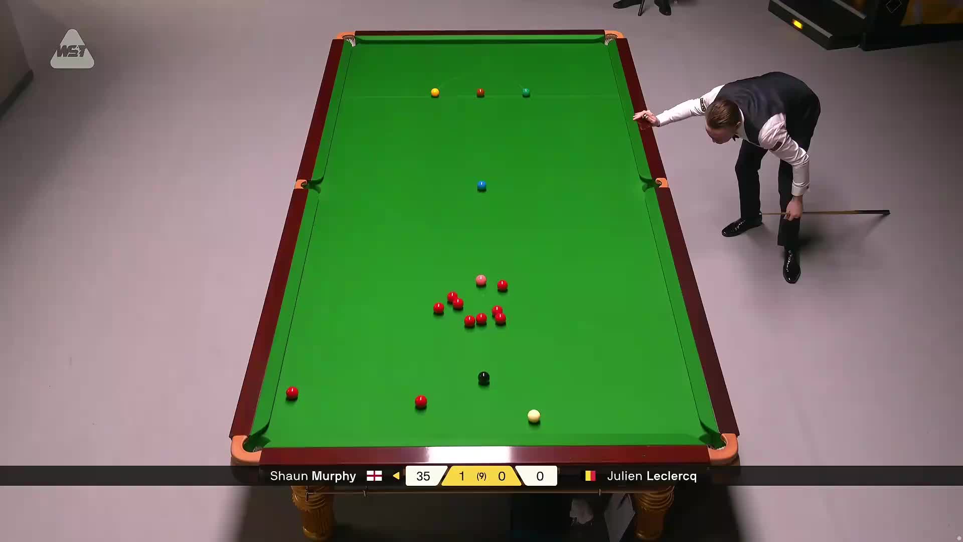 朱利安·勒克莱尔VS肖恩·墨菲 2026斯诺克德国大师赛