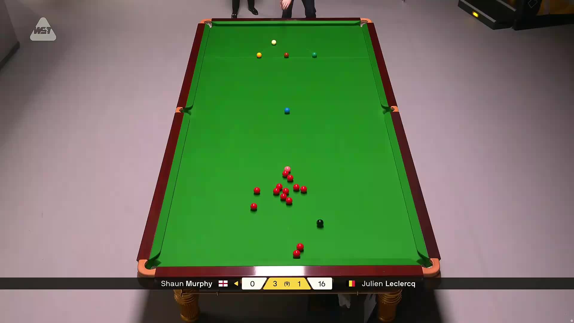 朱利安·勒克莱尔VS肖恩·墨菲 2026斯诺克德国大师赛