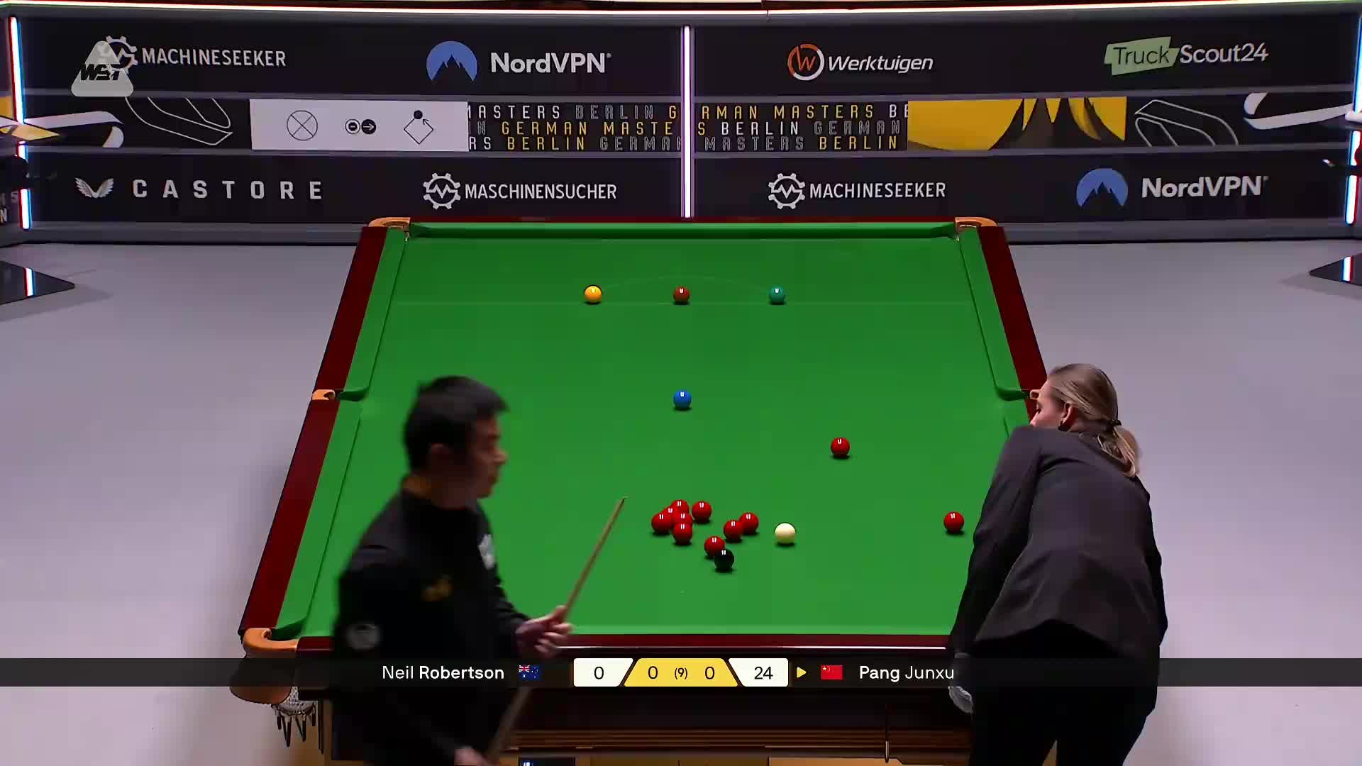 庞俊旭VS尼尔·罗伯逊 2026斯诺克德国大师赛