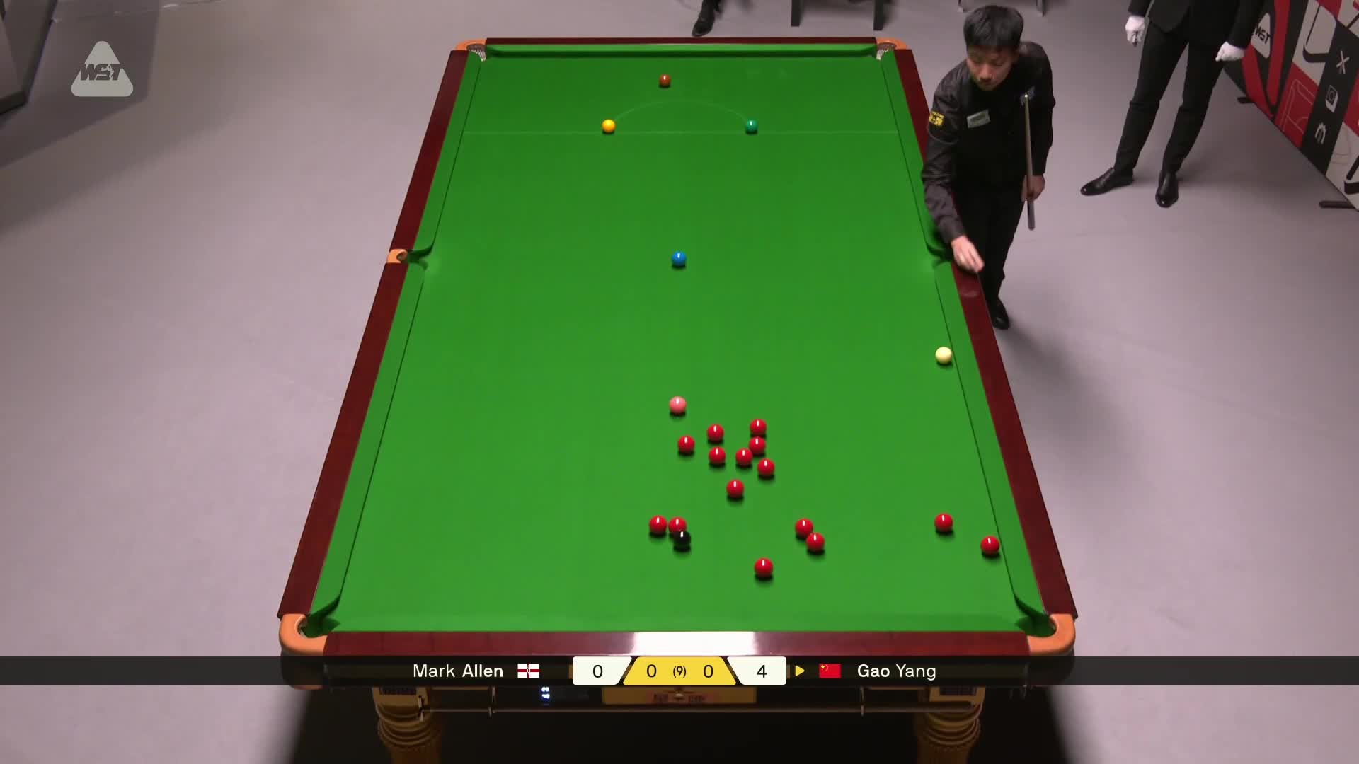 高阳VS马克·艾伦 2026斯诺克德国大师赛