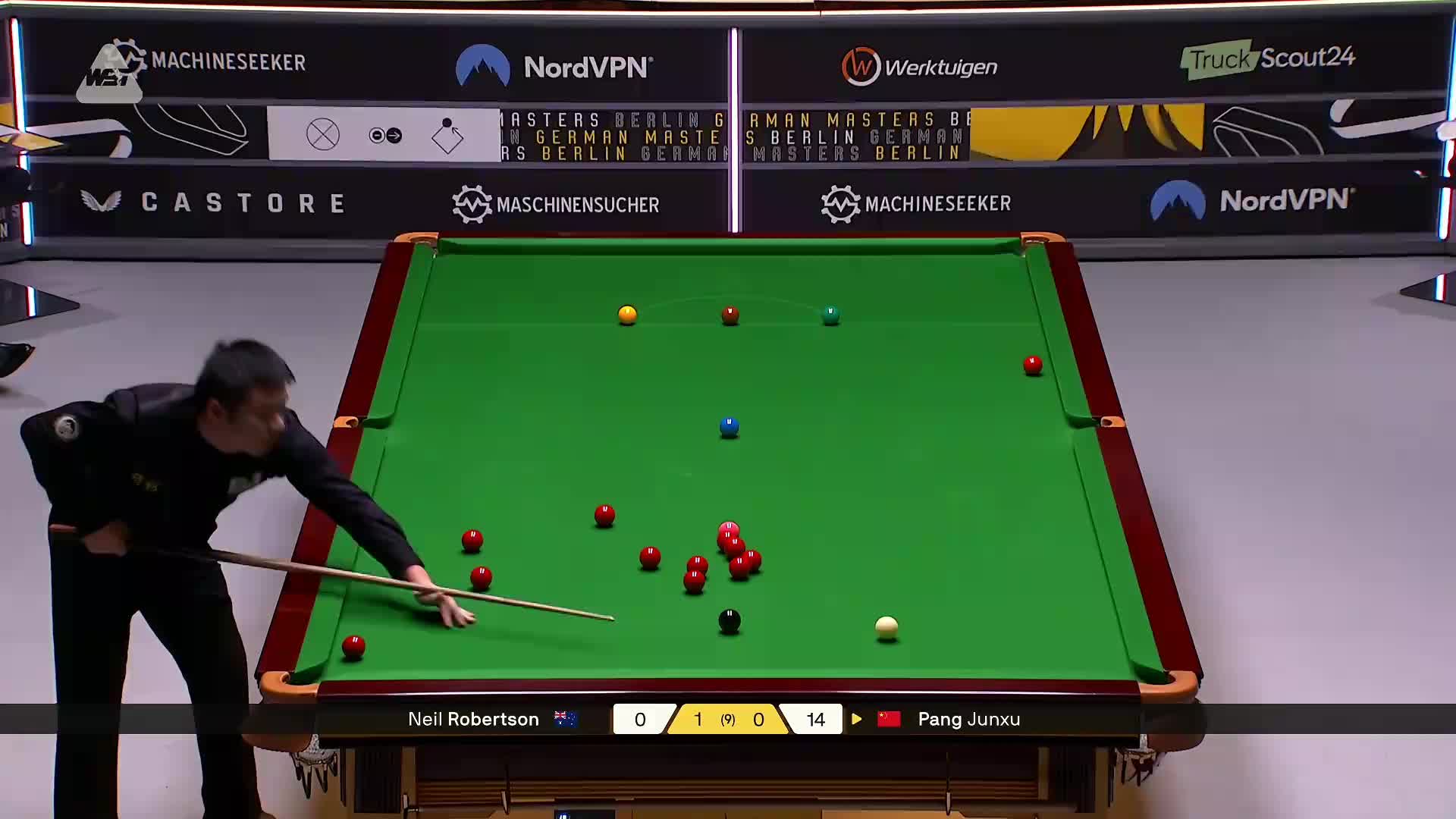 庞俊旭VS尼尔·罗伯逊 2026斯诺克德国大师赛