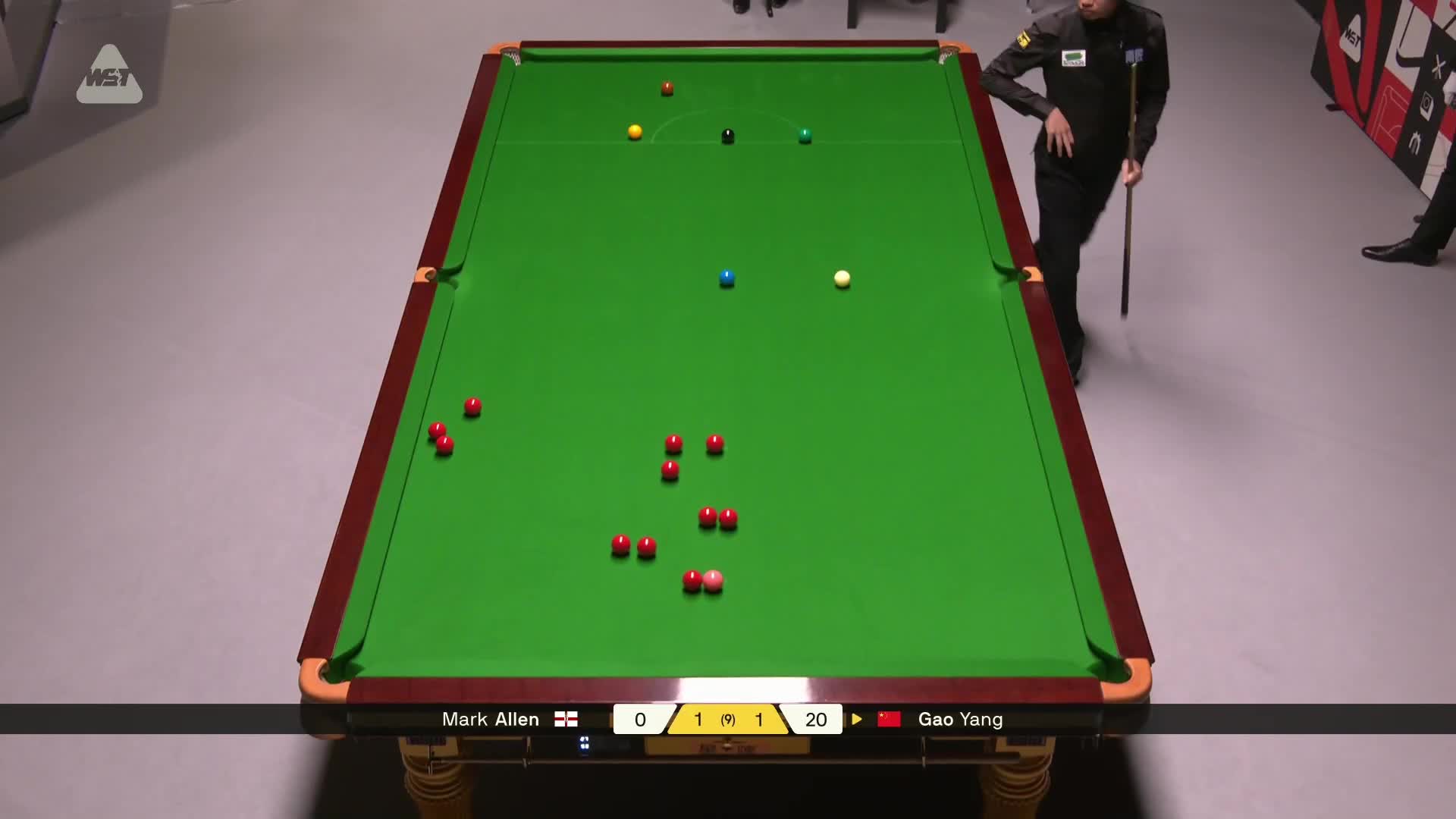 高阳VS马克·艾伦 2026斯诺克德国大师赛