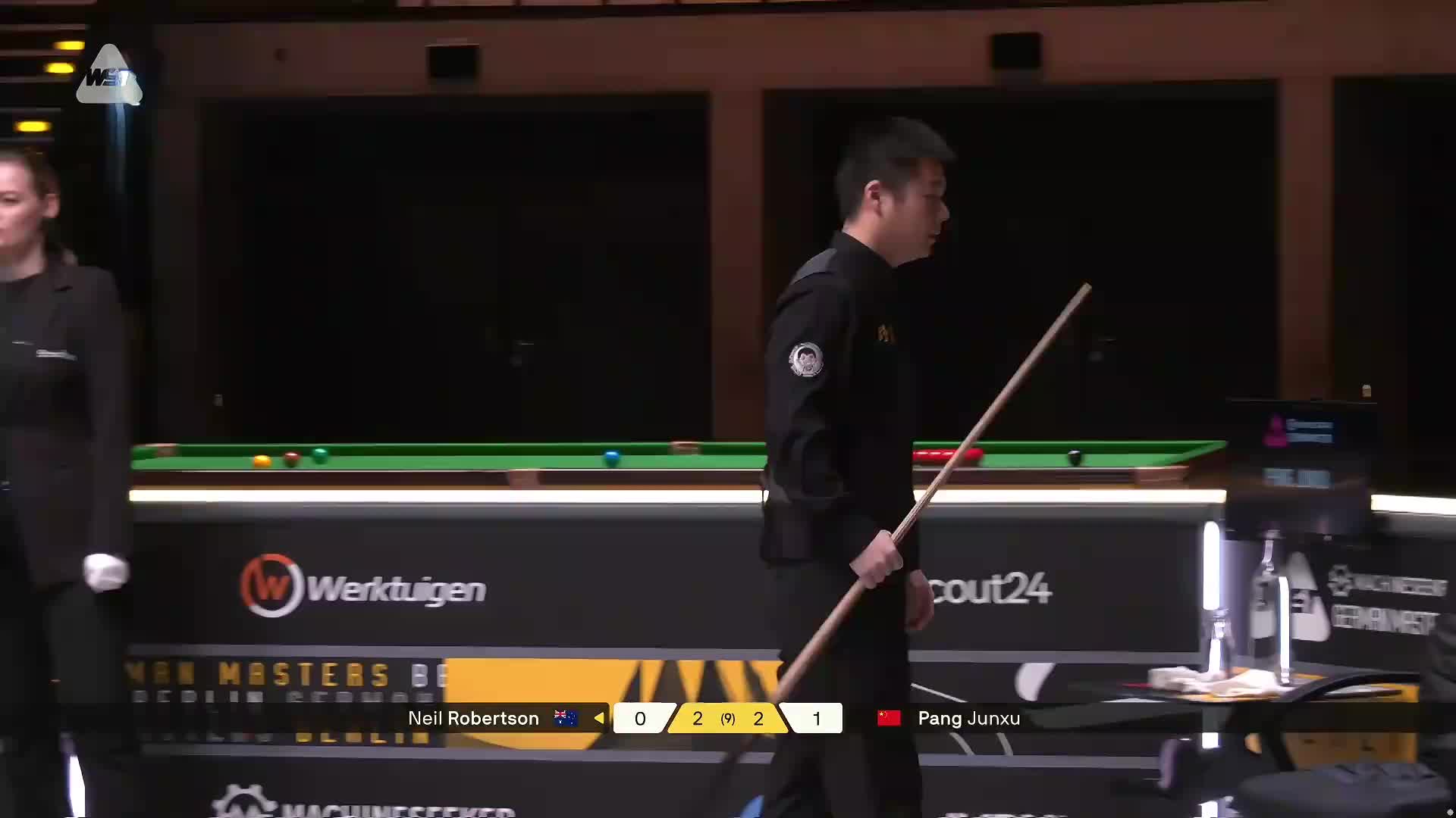 庞俊旭VS尼尔·罗伯逊 2026斯诺克德国大师赛