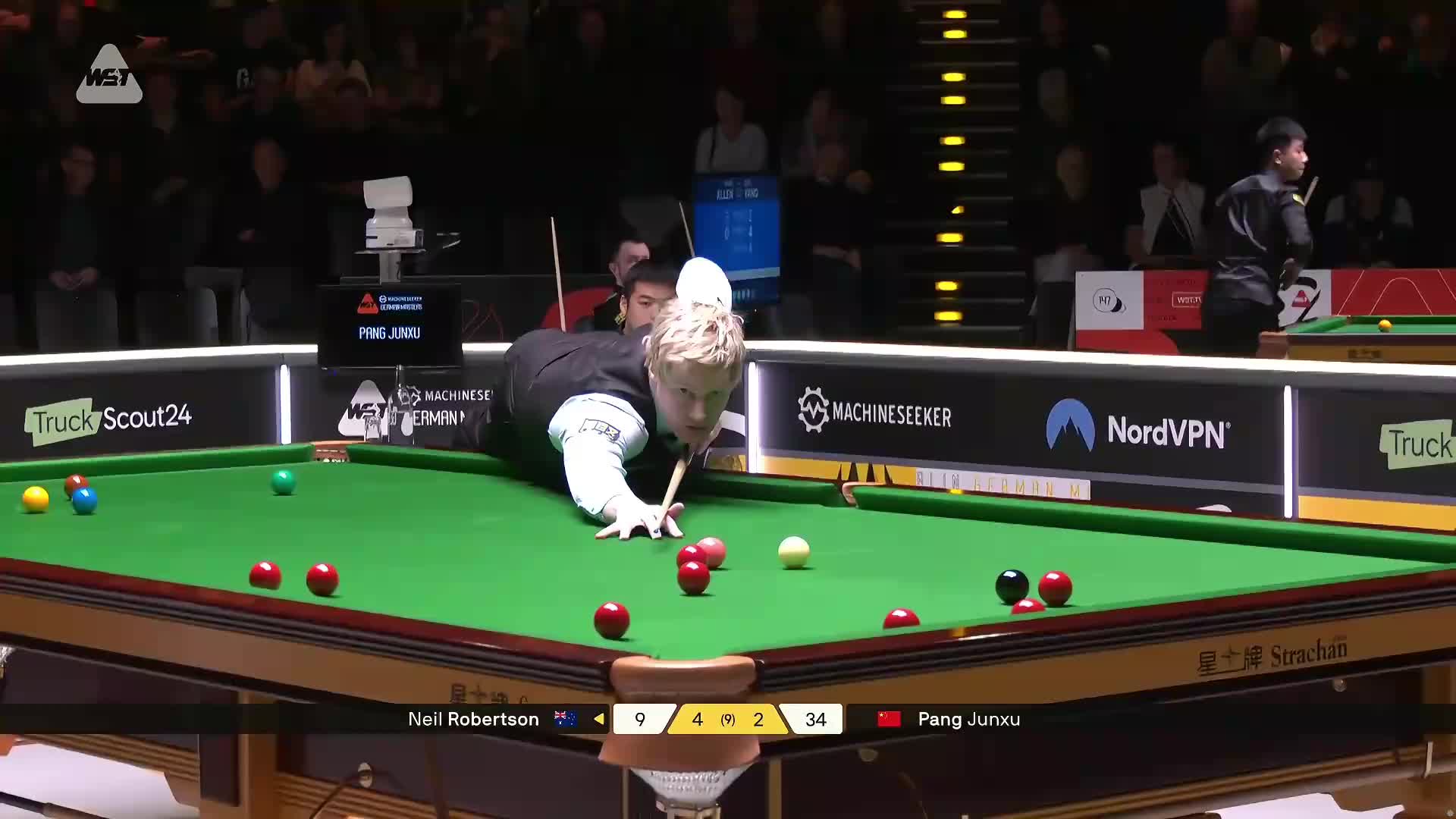 庞俊旭VS尼尔·罗伯逊 2026斯诺克德国大师赛