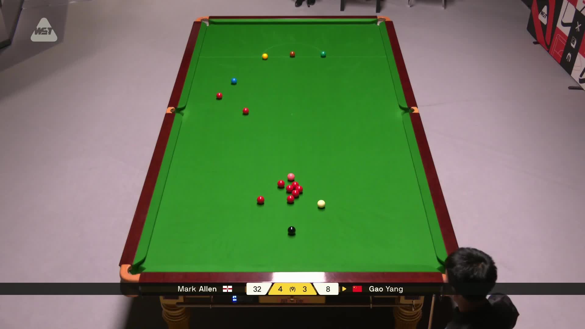 高阳VS马克·艾伦 2026斯诺克德国大师赛