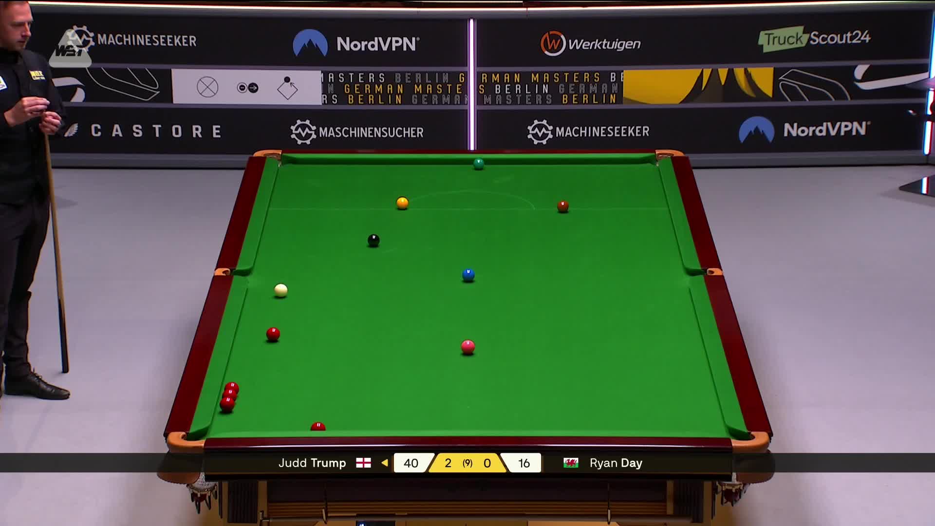 贾德·特鲁姆普VS瑞恩·戴 2026斯诺克德国大师赛