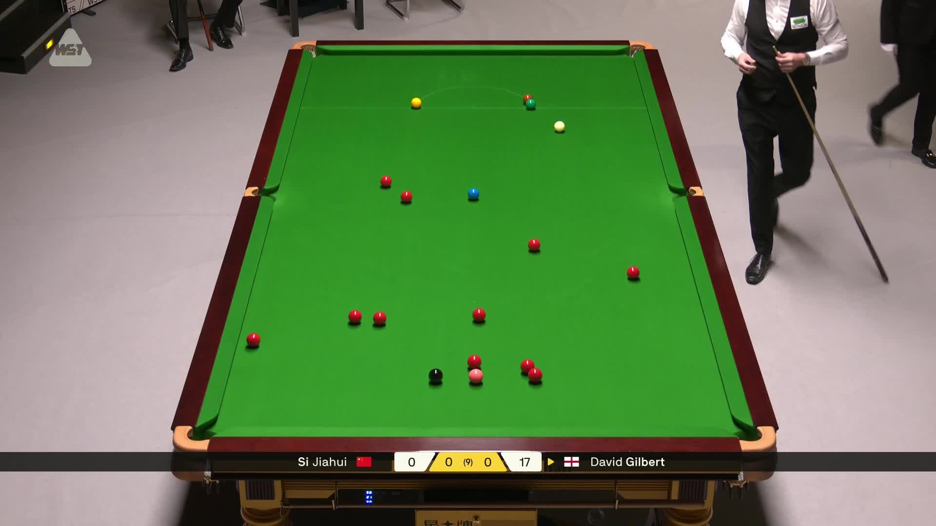 斯佳辉VS大卫·吉尔伯特 2026斯诺克德国大师赛