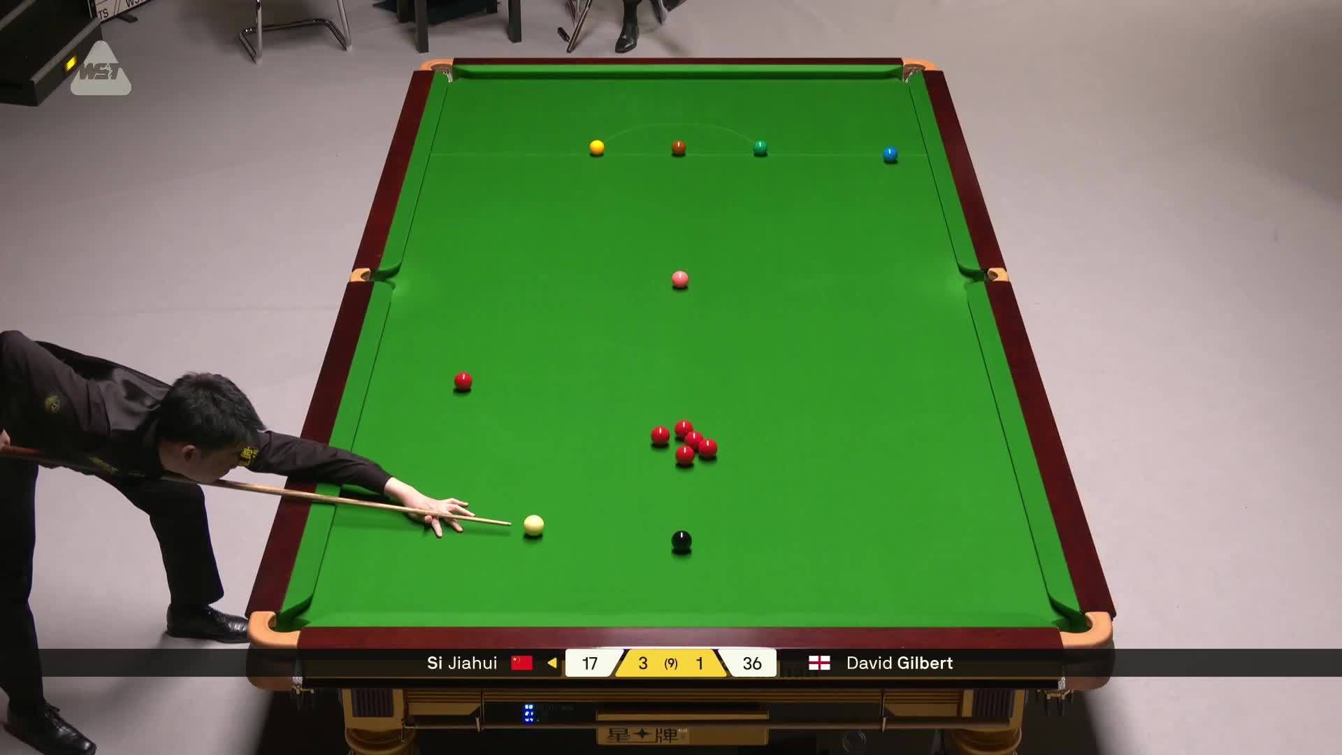 斯佳辉VS大卫·吉尔伯特 2026斯诺克德国大师赛