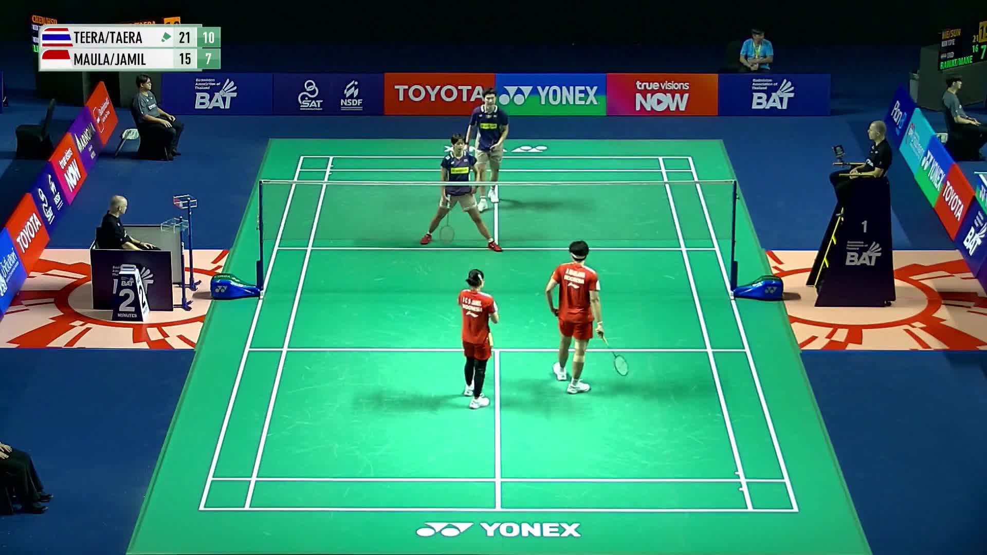 混双 帕克卡波/沙西丽vs阿德南/贾米尔 1/16赛 2026泰国羽毛球大师赛