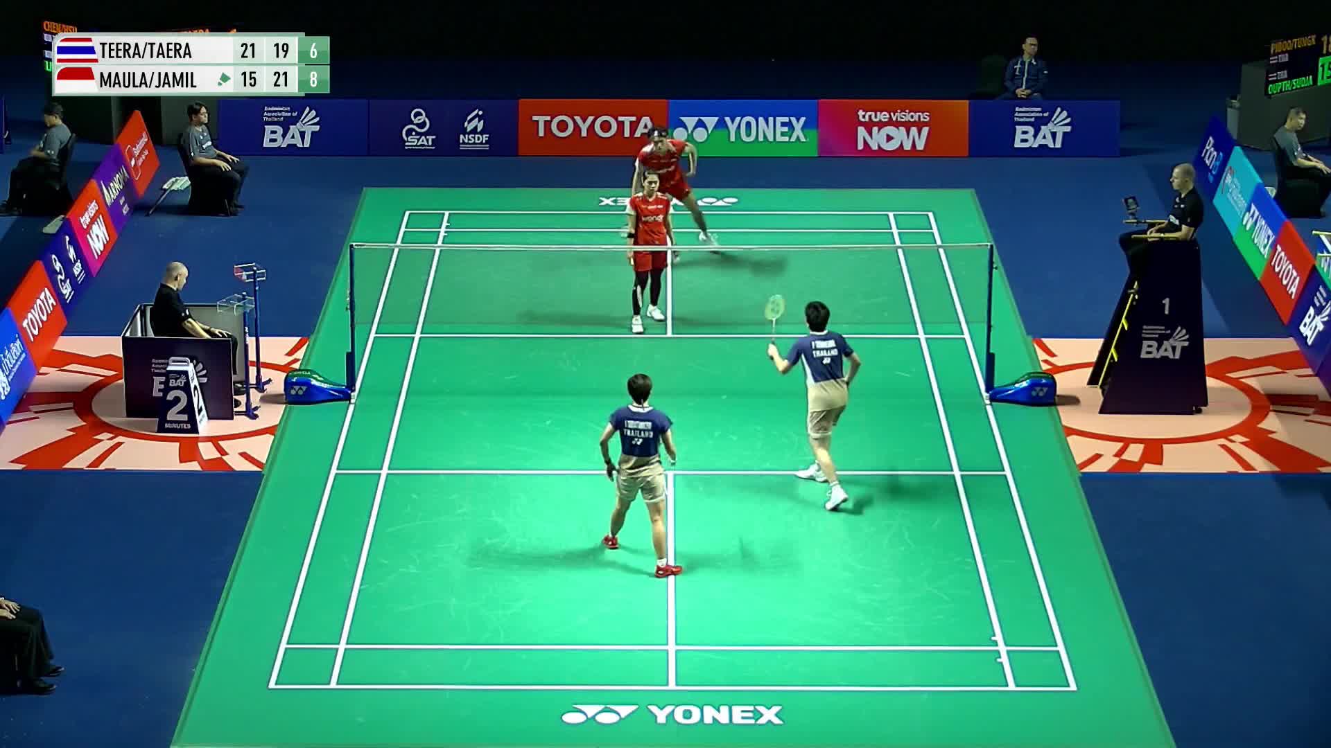 混双 帕克卡波/沙西丽vs阿德南/贾米尔 1/16赛 2026泰国羽毛球大师赛