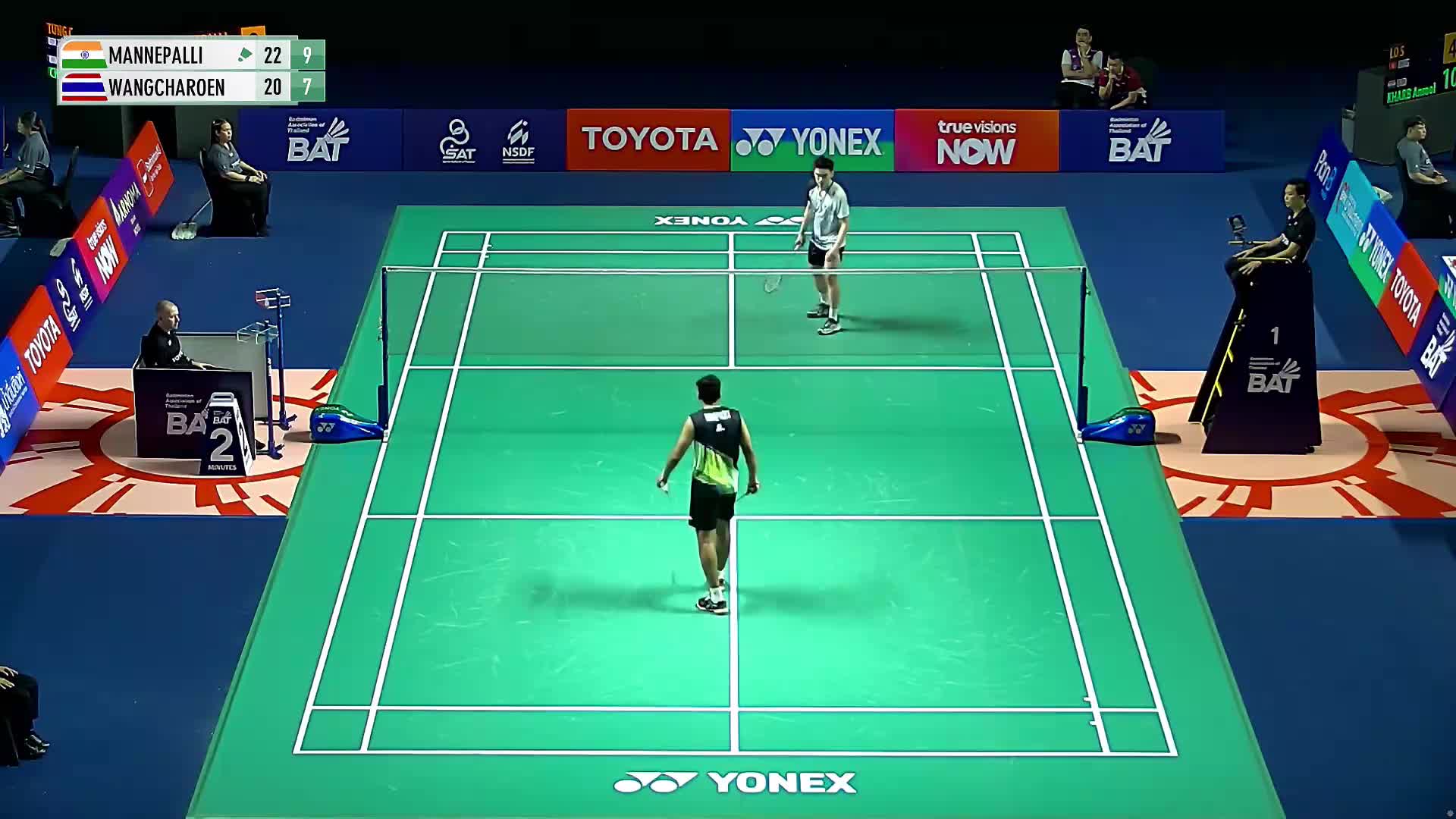 男单 塔伦vs王高伦 1/16赛 2026泰国羽毛球大师赛