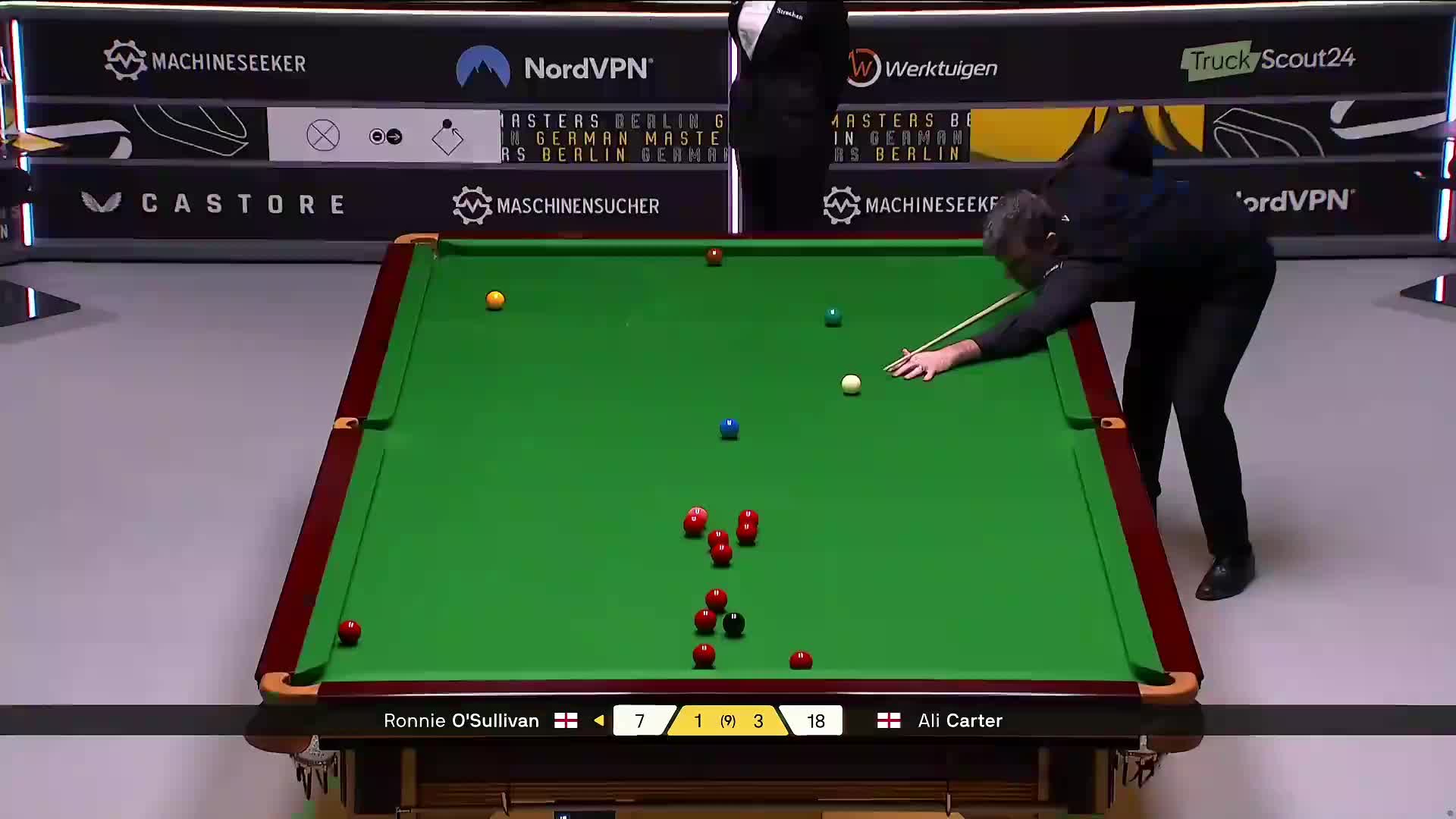 罗尼·奥沙利文VS阿里·卡特 2026斯诺克德国大师赛