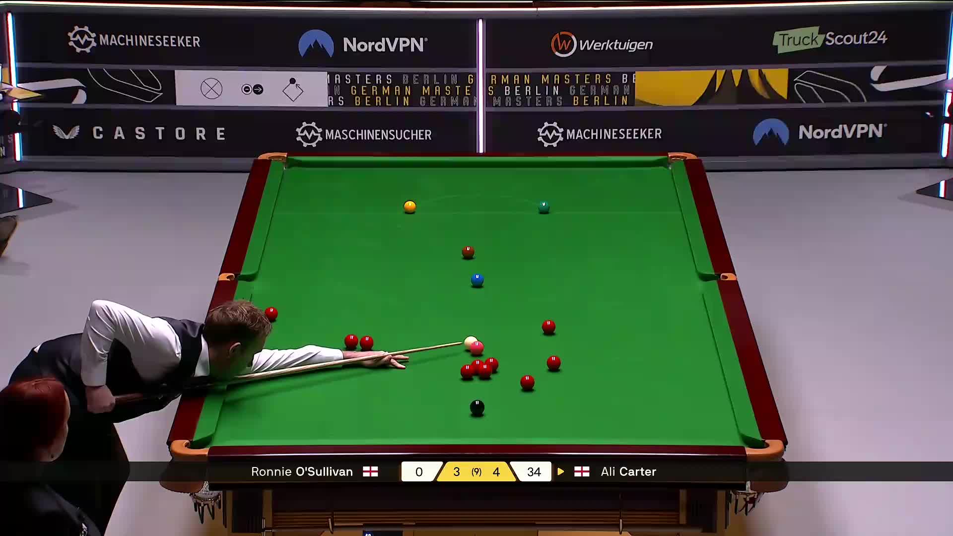 罗尼·奥沙利文VS阿里·卡特 2026斯诺克德国大师赛