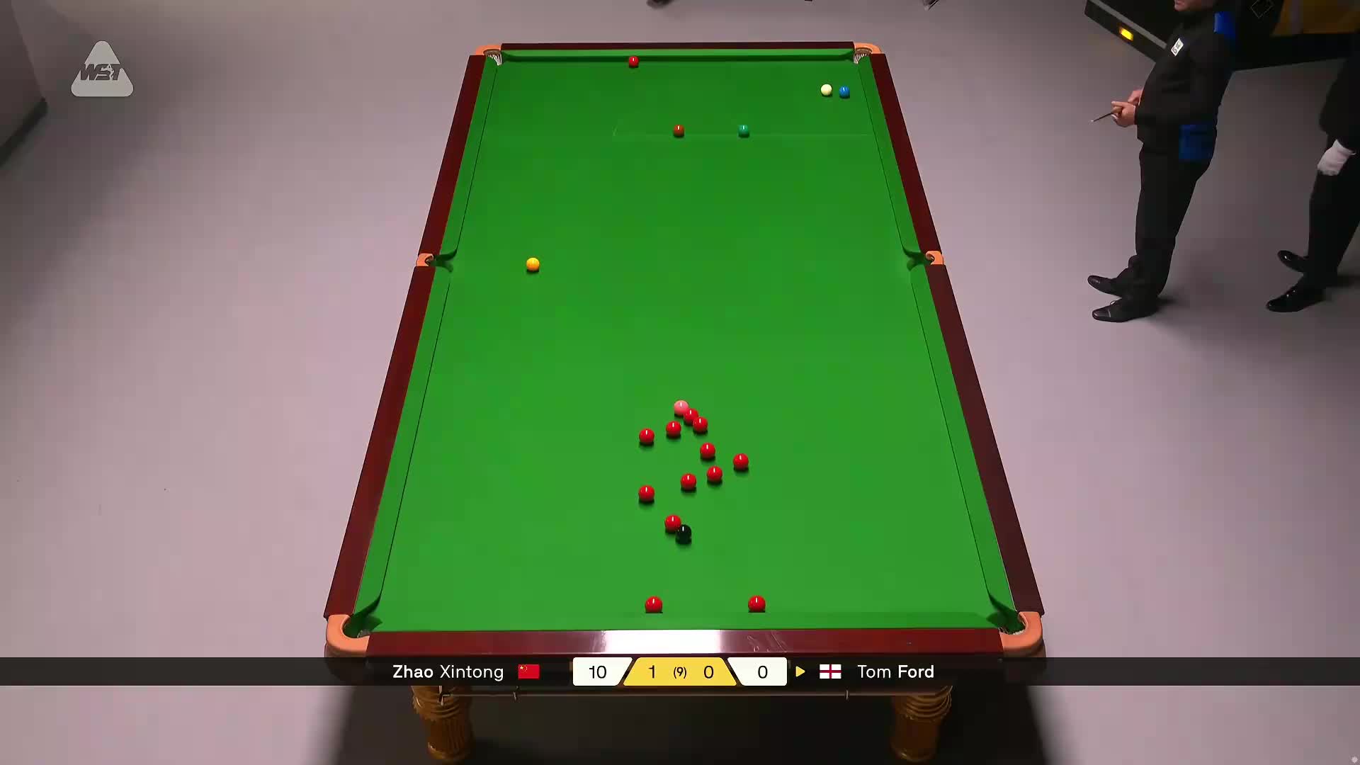 汤姆·福德VS赵心童 2026斯诺克德国大师赛