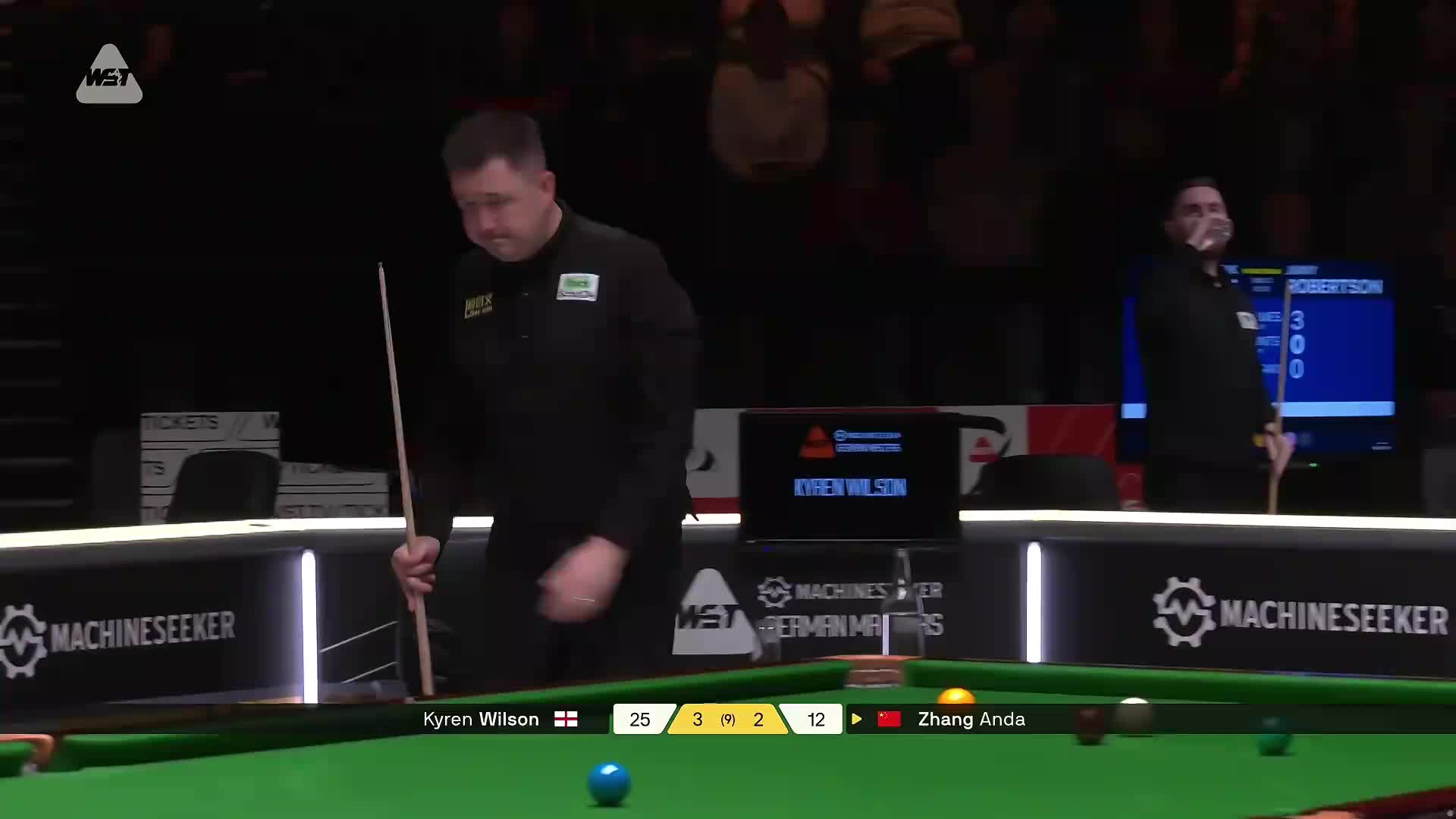 凯伦·威尔逊VS张安达 2026斯诺克德国大师赛