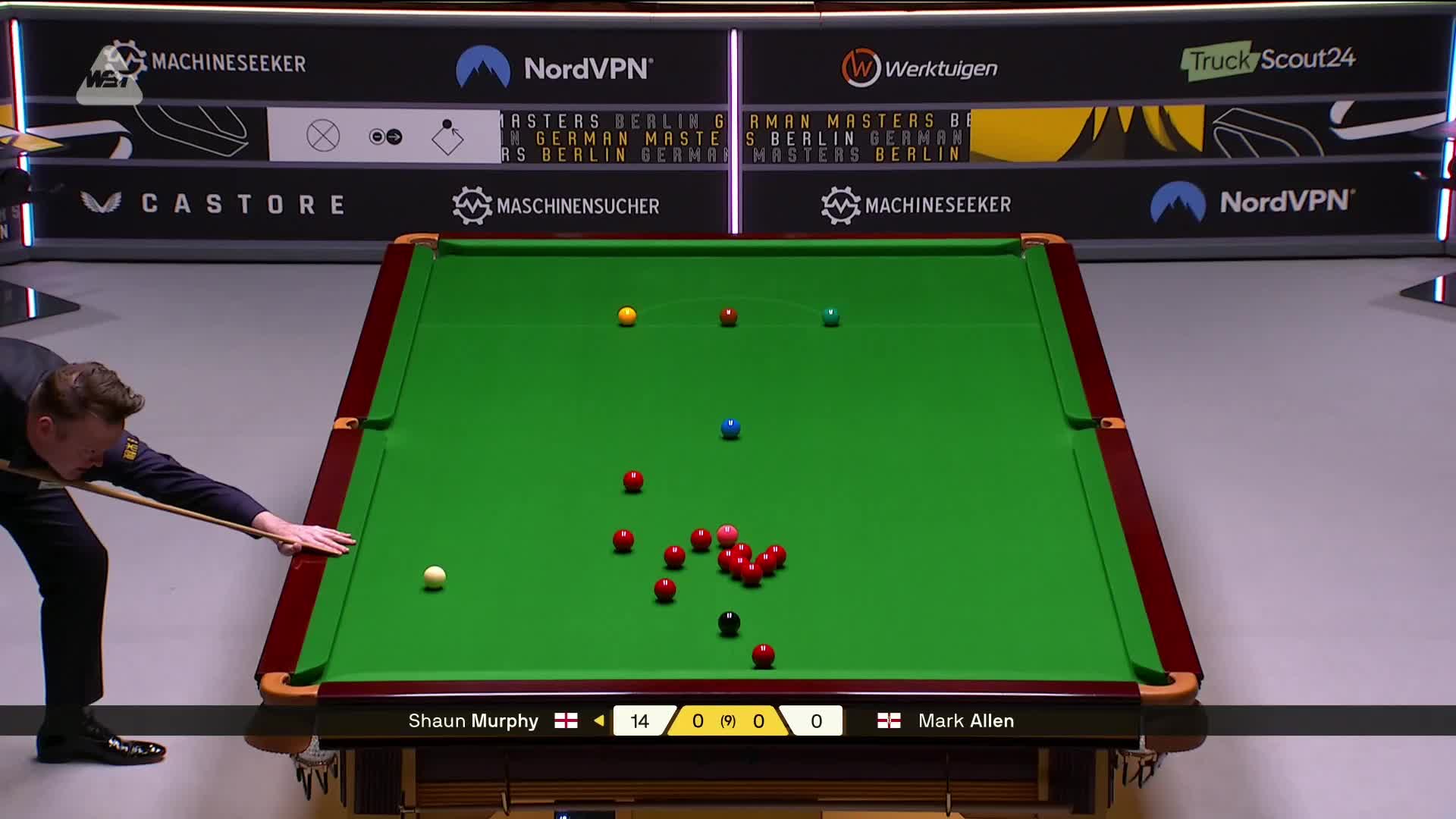 马克·艾伦VS肖恩·墨菲 2026斯诺克德国大师赛