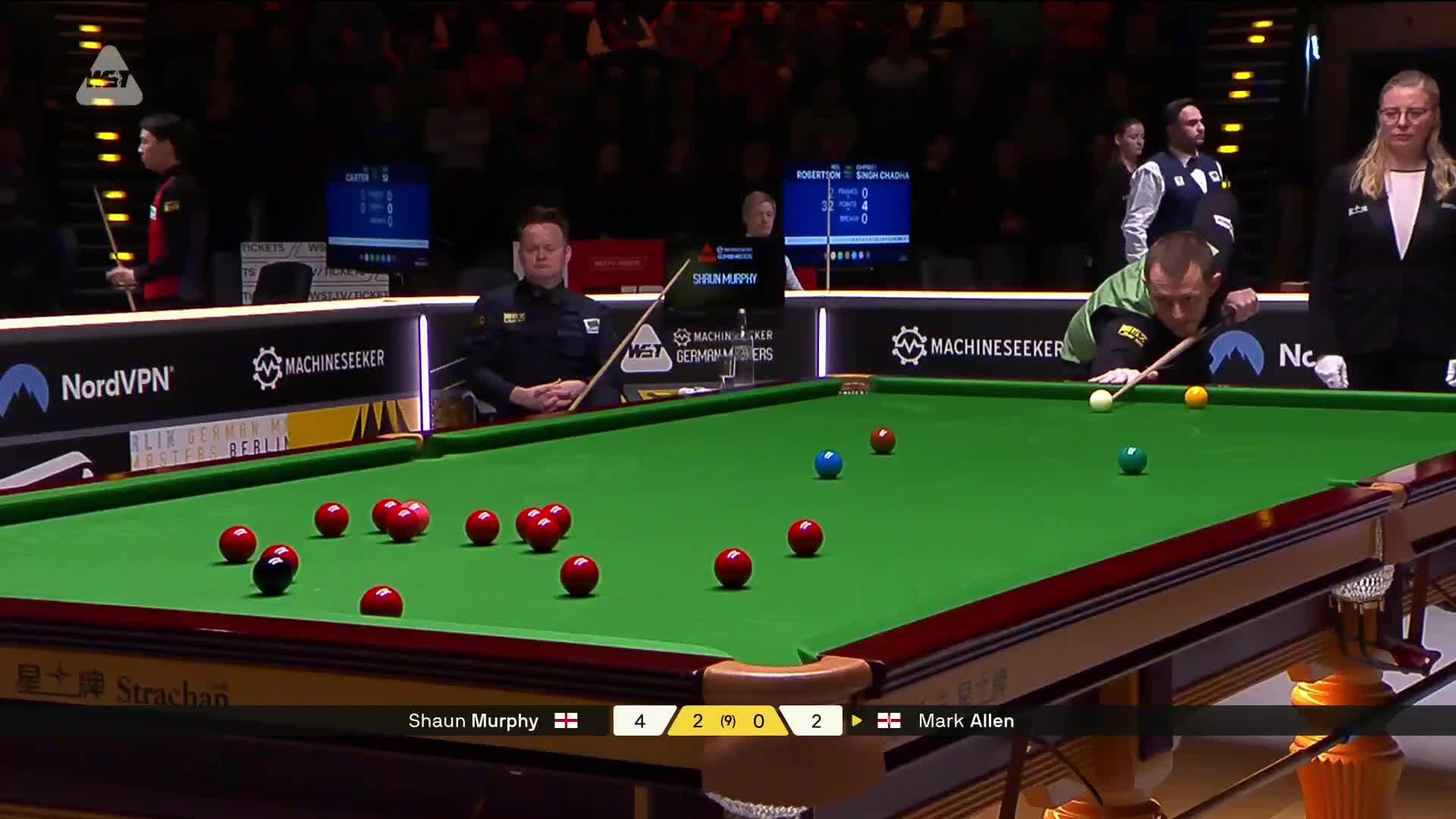 马克·艾伦VS肖恩·墨菲 2026斯诺克德国大师赛