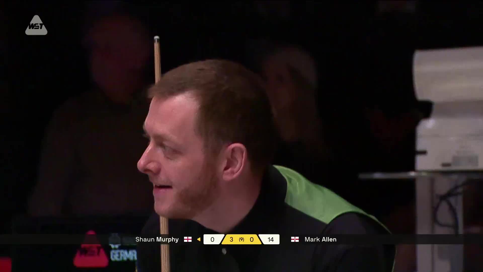马克·艾伦VS肖恩·墨菲 2026斯诺克德国大师赛