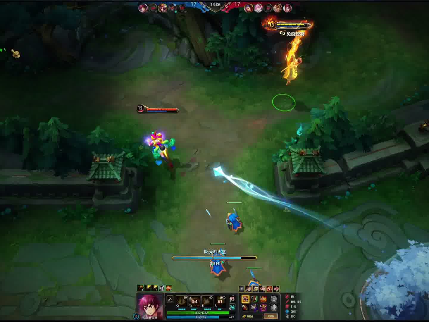 也就一炮半血没数值的