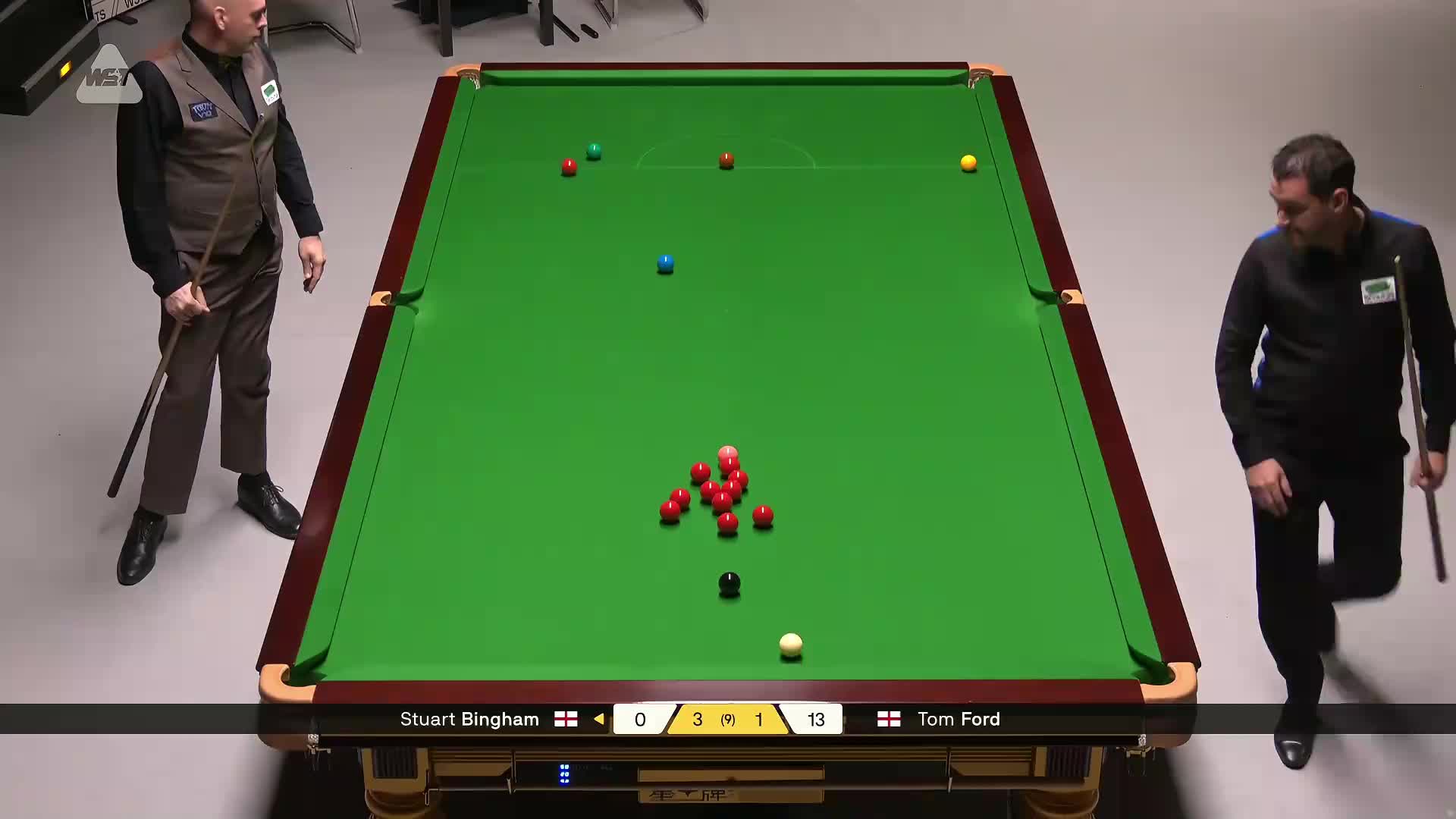 斯图尔特·宾汉姆VS汤姆·福德 2026斯诺克德国大师赛