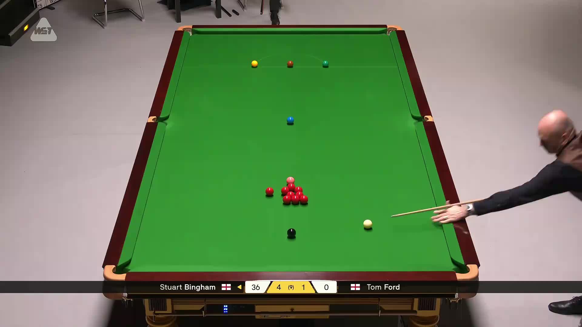 斯图尔特·宾汉姆VS汤姆·福德 2026斯诺克德国大师赛