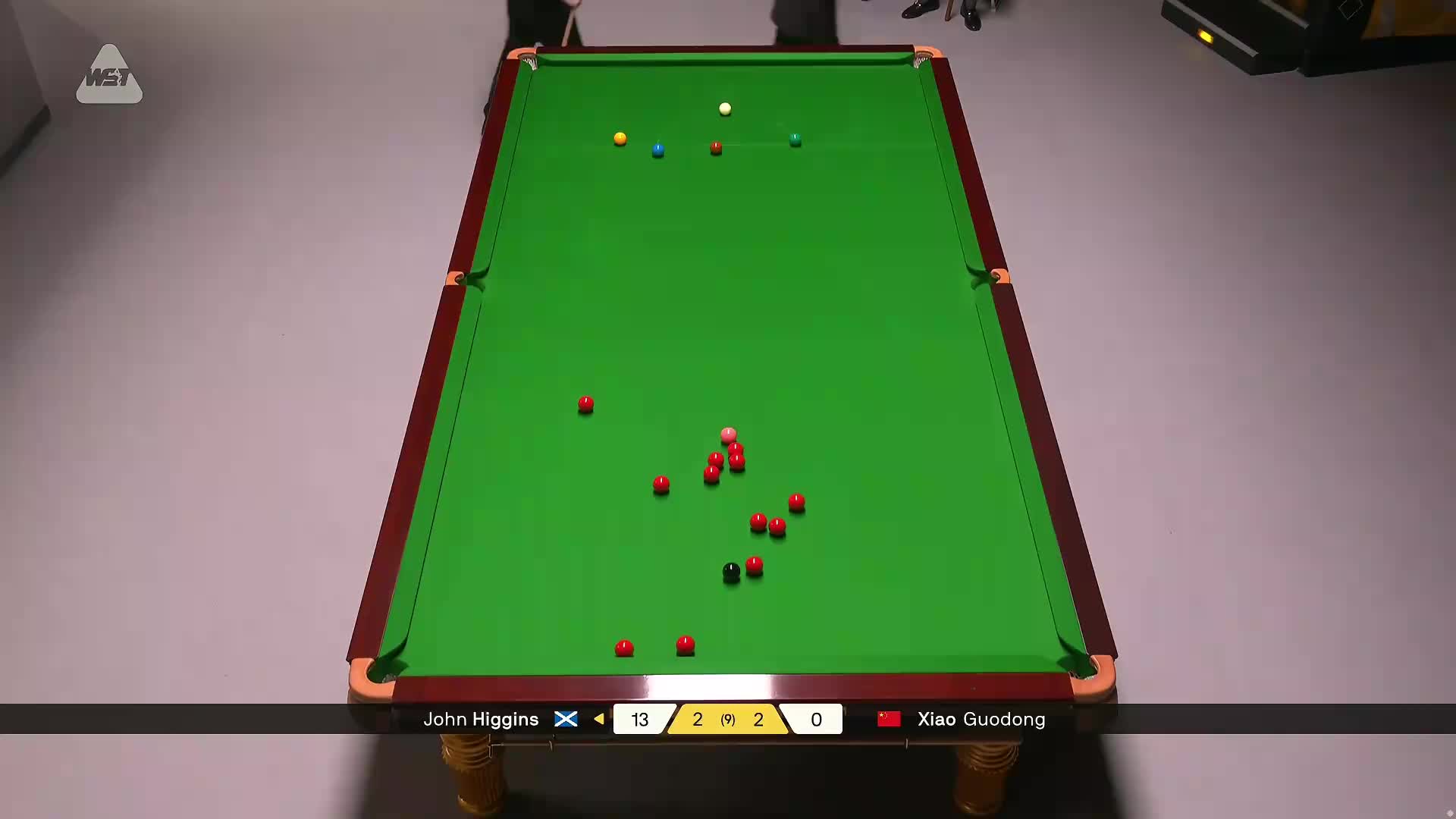 肖国栋VS约翰·希金斯 2026斯诺克德国大师赛