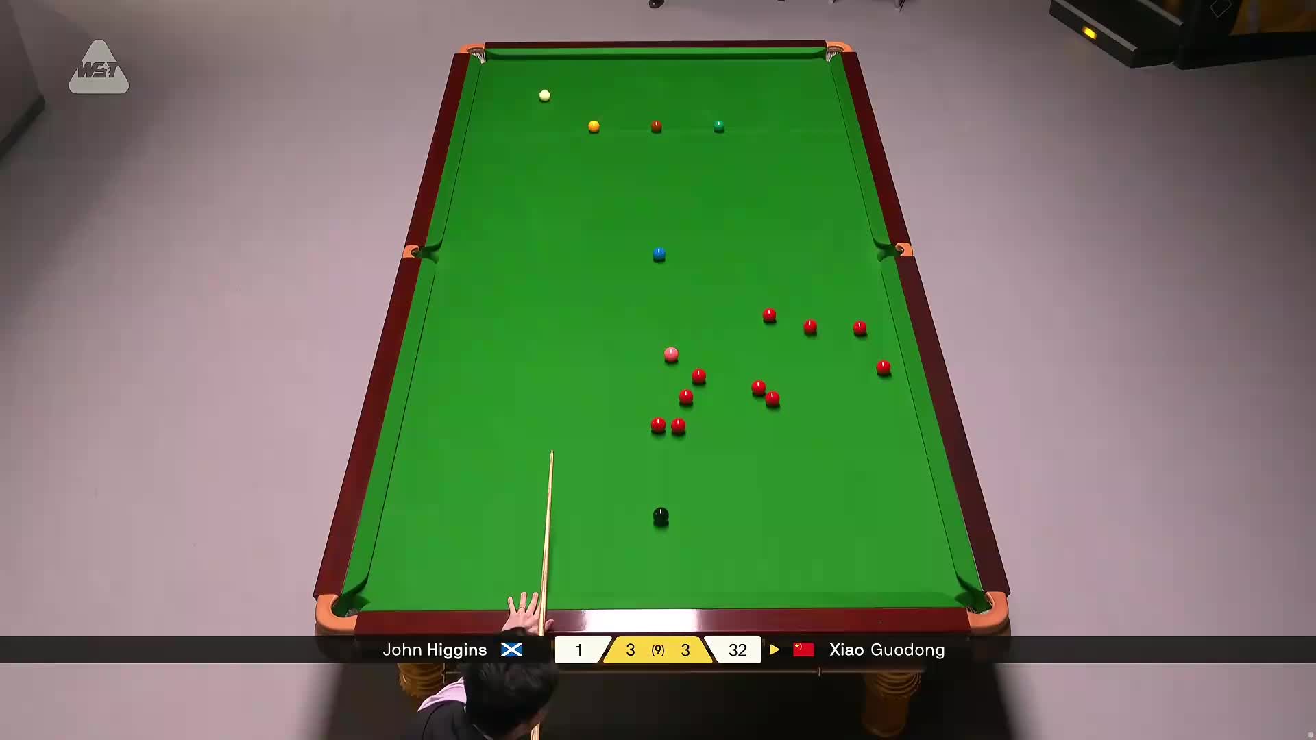 肖国栋VS约翰·希金斯 2026斯诺克德国大师赛