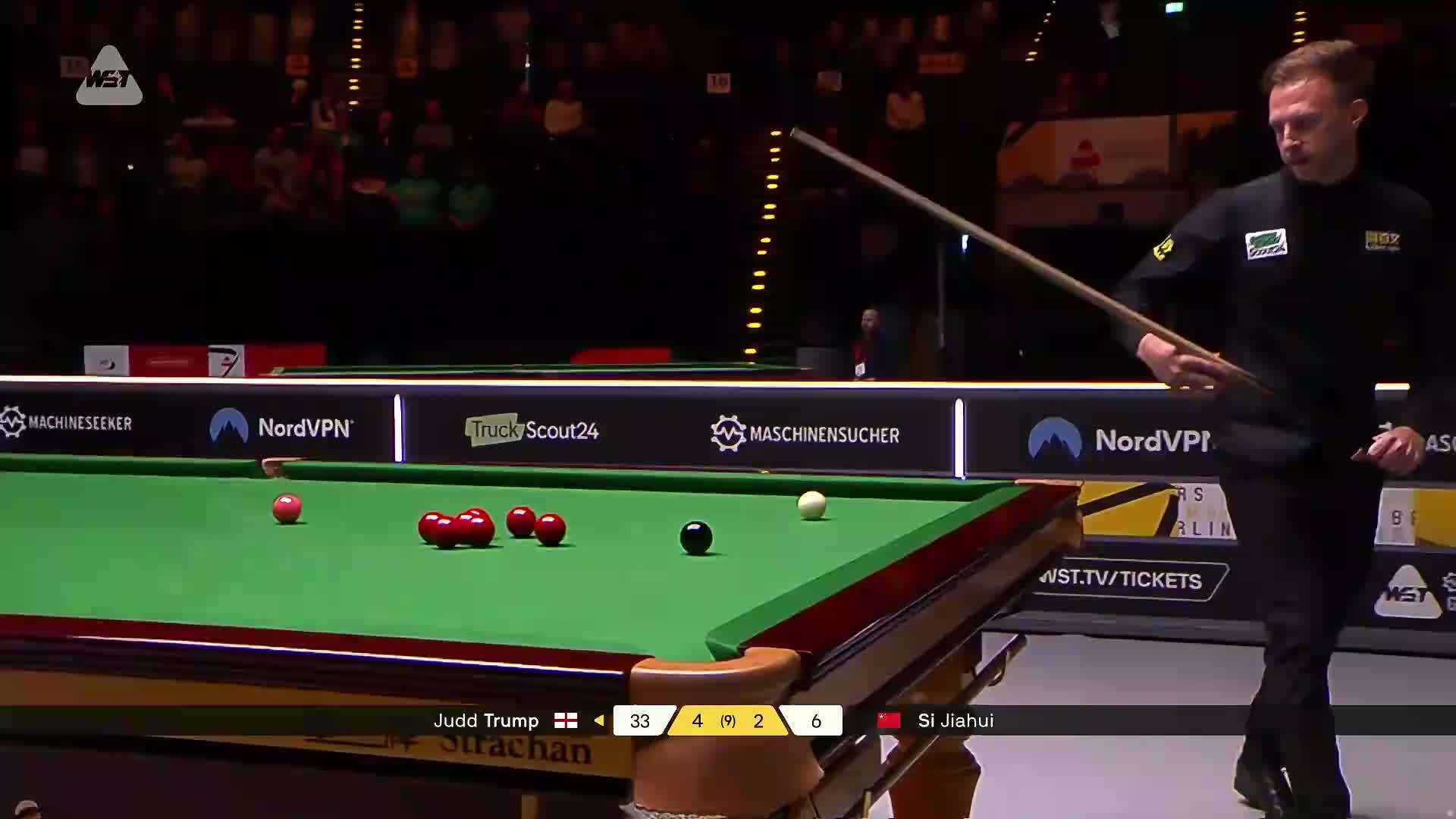 贾德·特鲁姆普VS斯佳辉 2026斯诺克德国大师赛