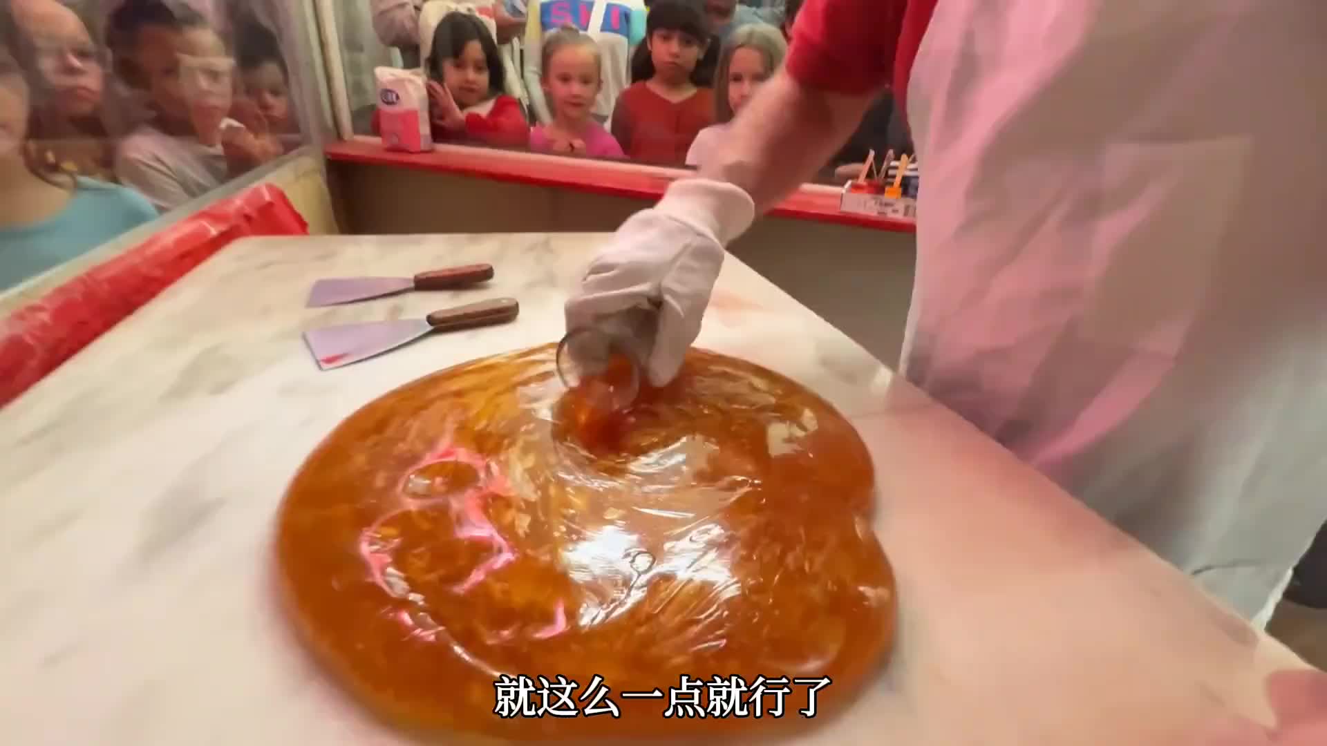 拐杖糖的制作过程，非常解压心情舒畅