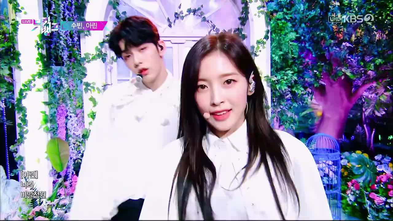 崔乂园崔秀彬姐弟组合跳舞合唱秘密花园