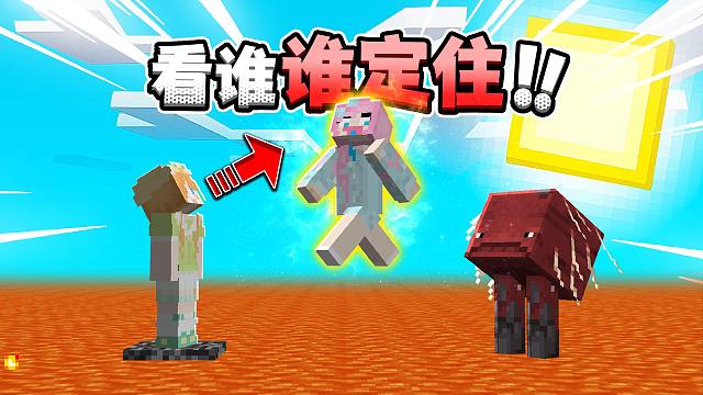 我的世界：当我看向生物，生物就会被定住