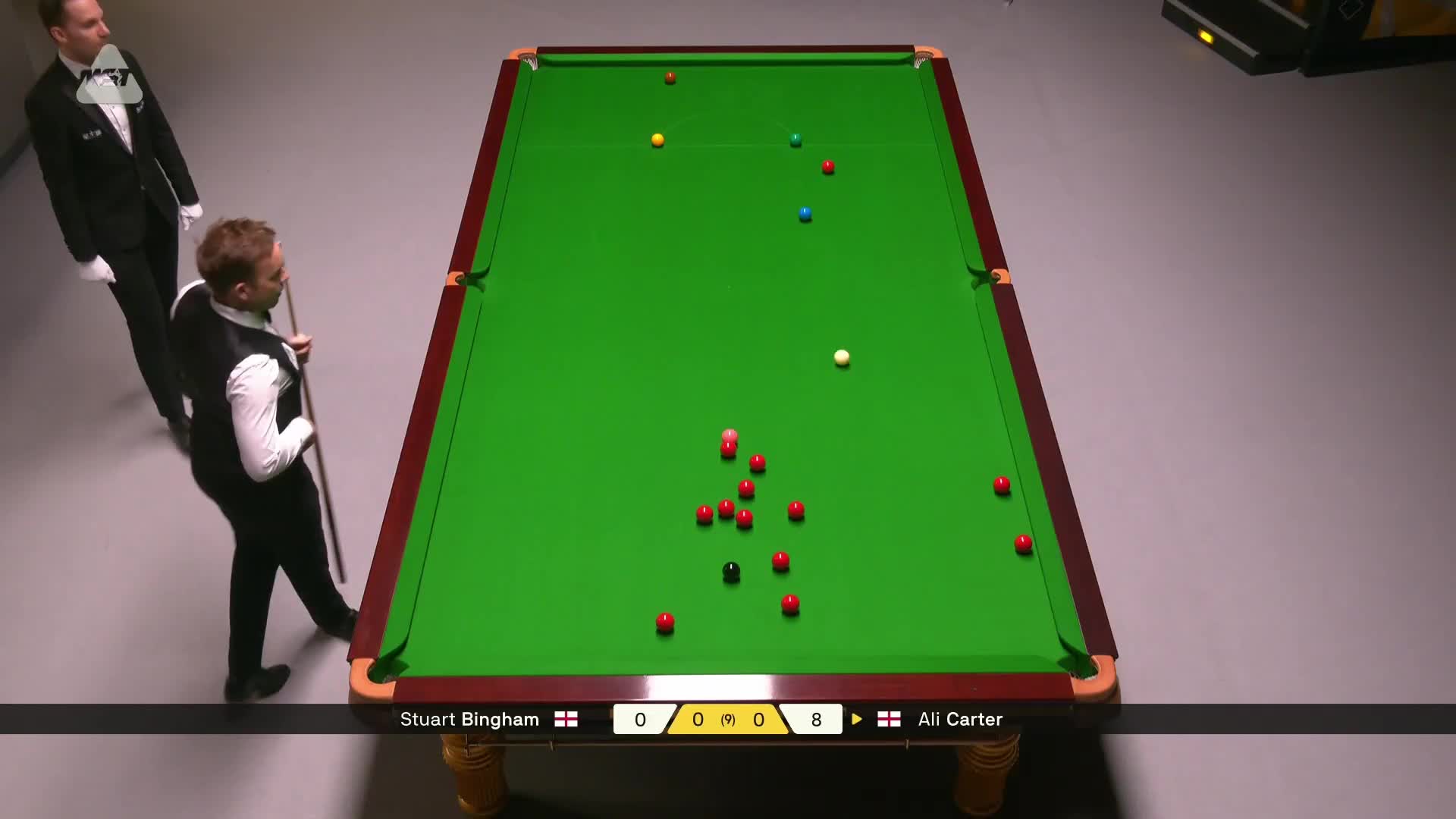 阿里·卡特VS斯图尔特·宾汉姆 2026斯诺克德国大师赛