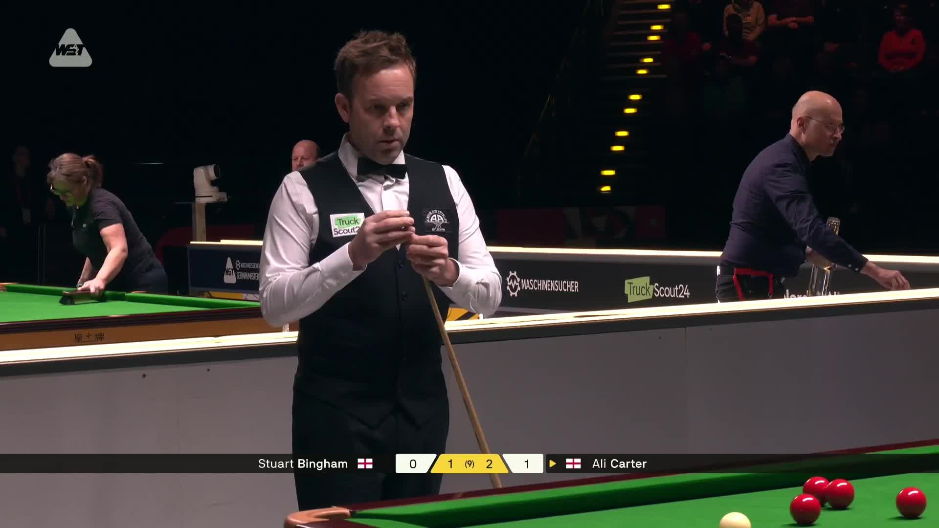 阿里·卡特VS斯图尔特·宾汉姆 2026斯诺克德国大师赛