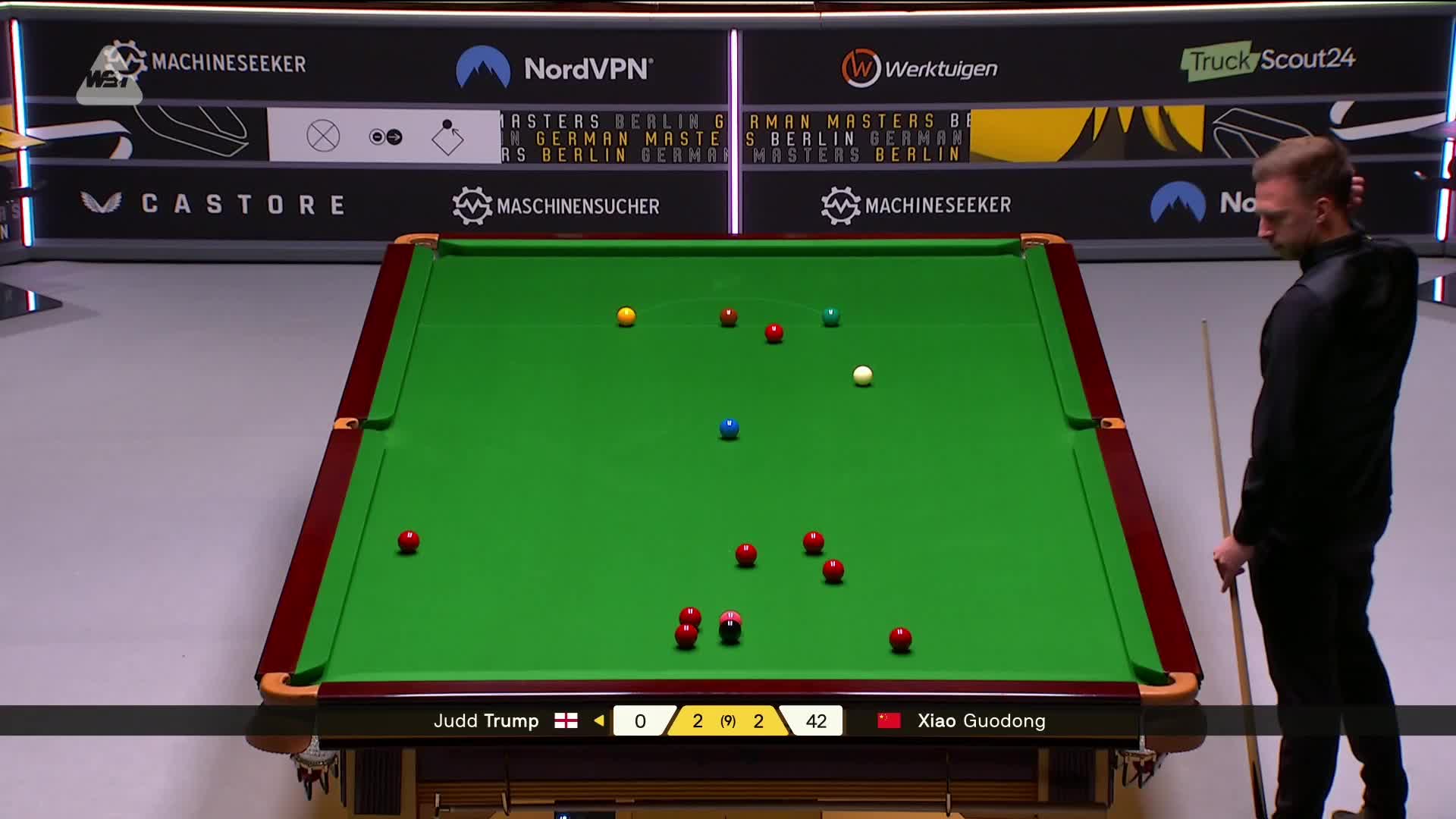 贾德·特鲁姆普VS肖国栋 2026斯诺克德国大师赛