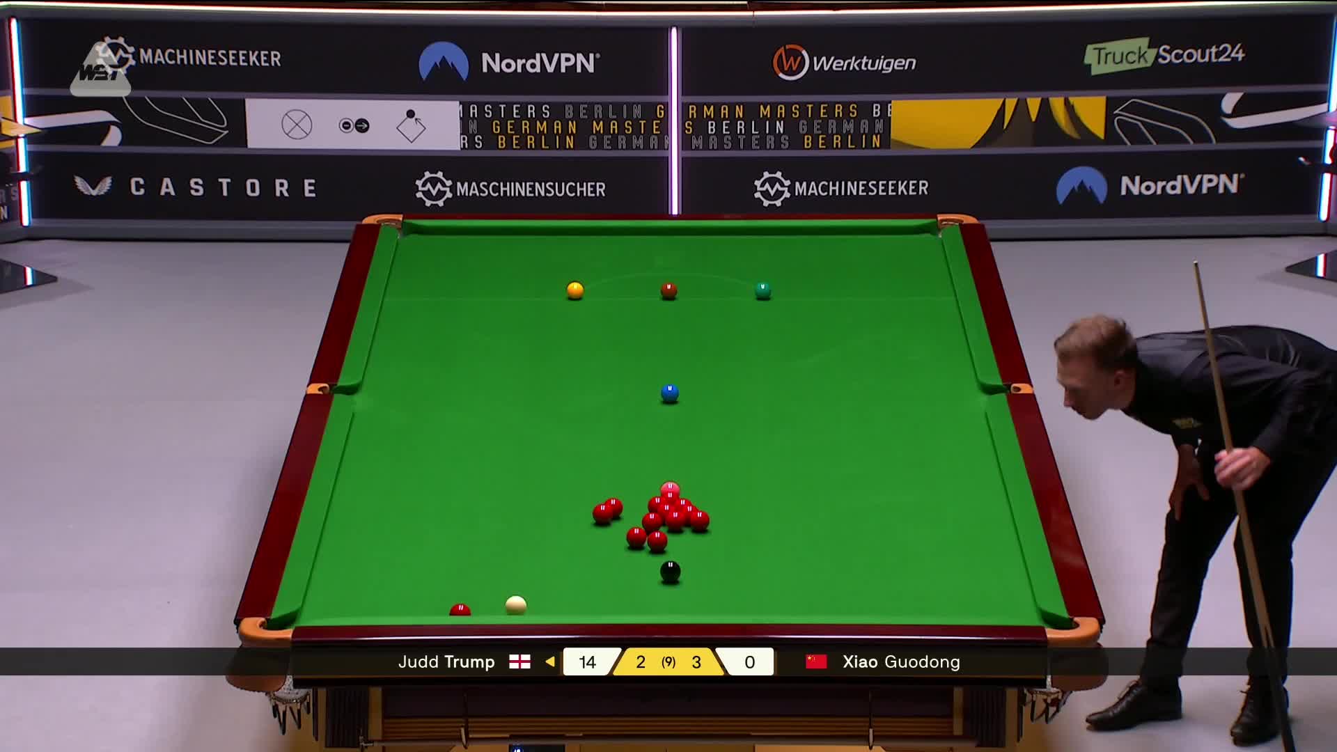 贾德·特鲁姆普VS肖国栋 2026斯诺克德国大师赛