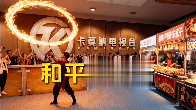 当电视台终于恢复了和平！