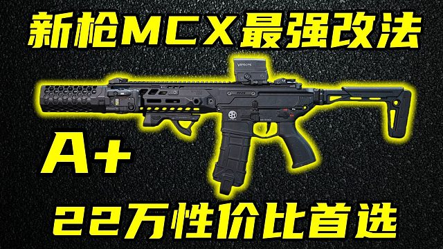三角洲行动 22万稳压，肉伤持平M14！新枪MCX全网最细解析与最强黑科技改法教学！【A】