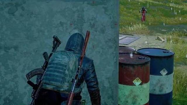 好像蹲到不得了的人了