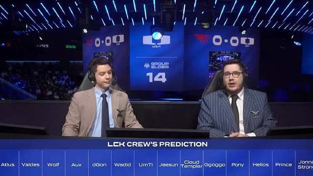 LCK超级周焦点战T1对决DK来了，你没有看错，LCK全员预测T1战胜DK！比例来到了14-0，没有
